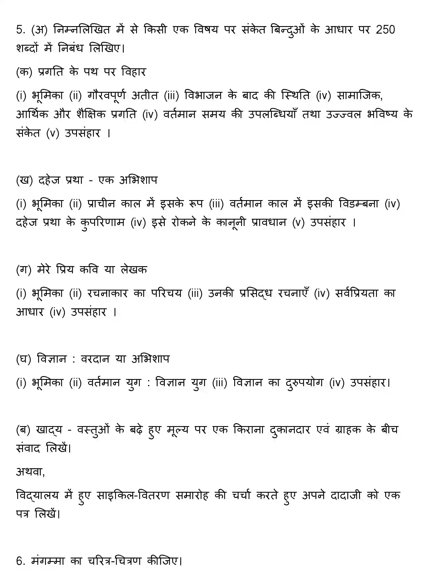 Bihar Board Class 10 2011 HINDI Finals - Page 4