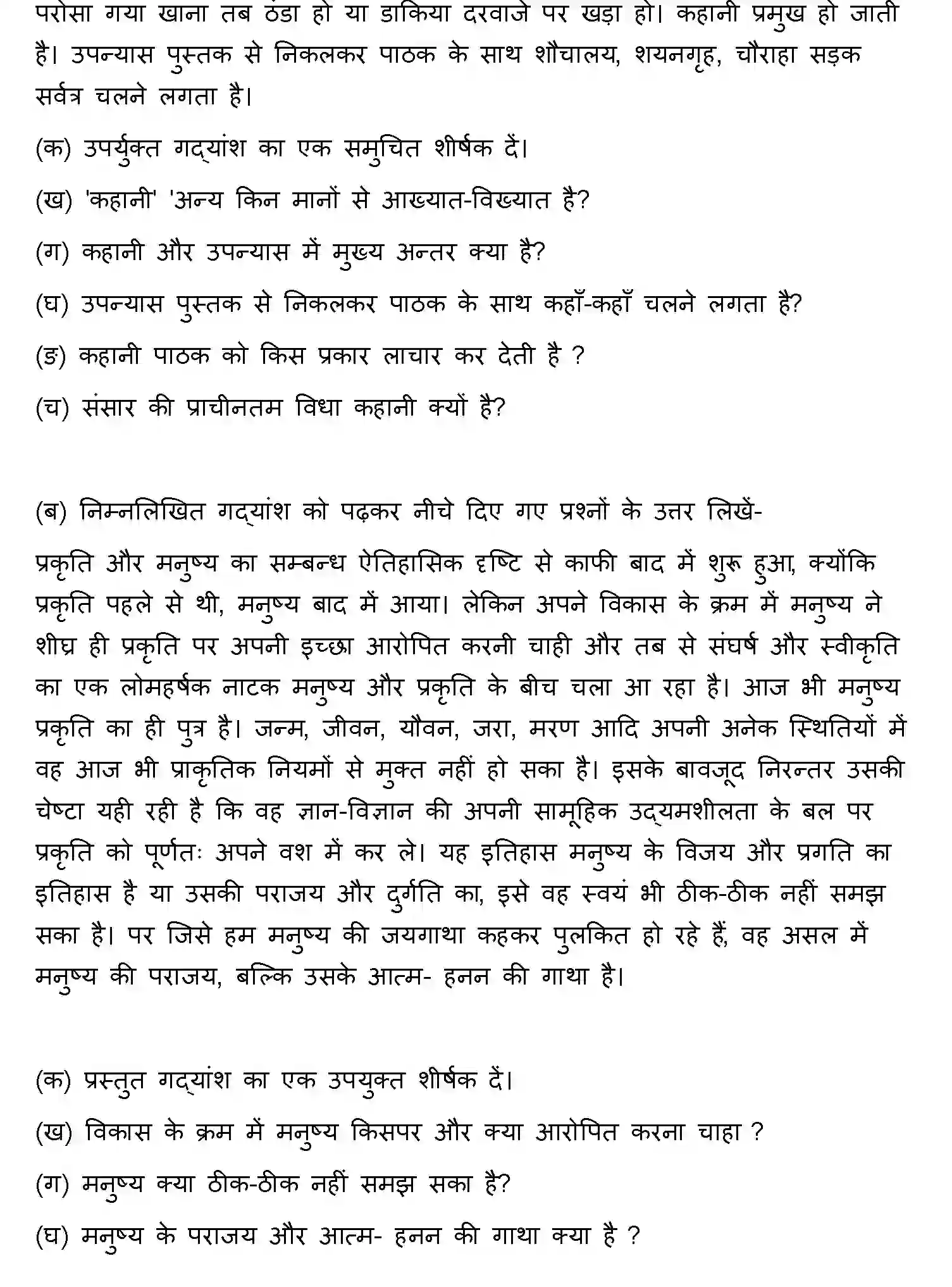 Bihar Board Class 10 2017 HINDI-SET-2 Finals - Page 38