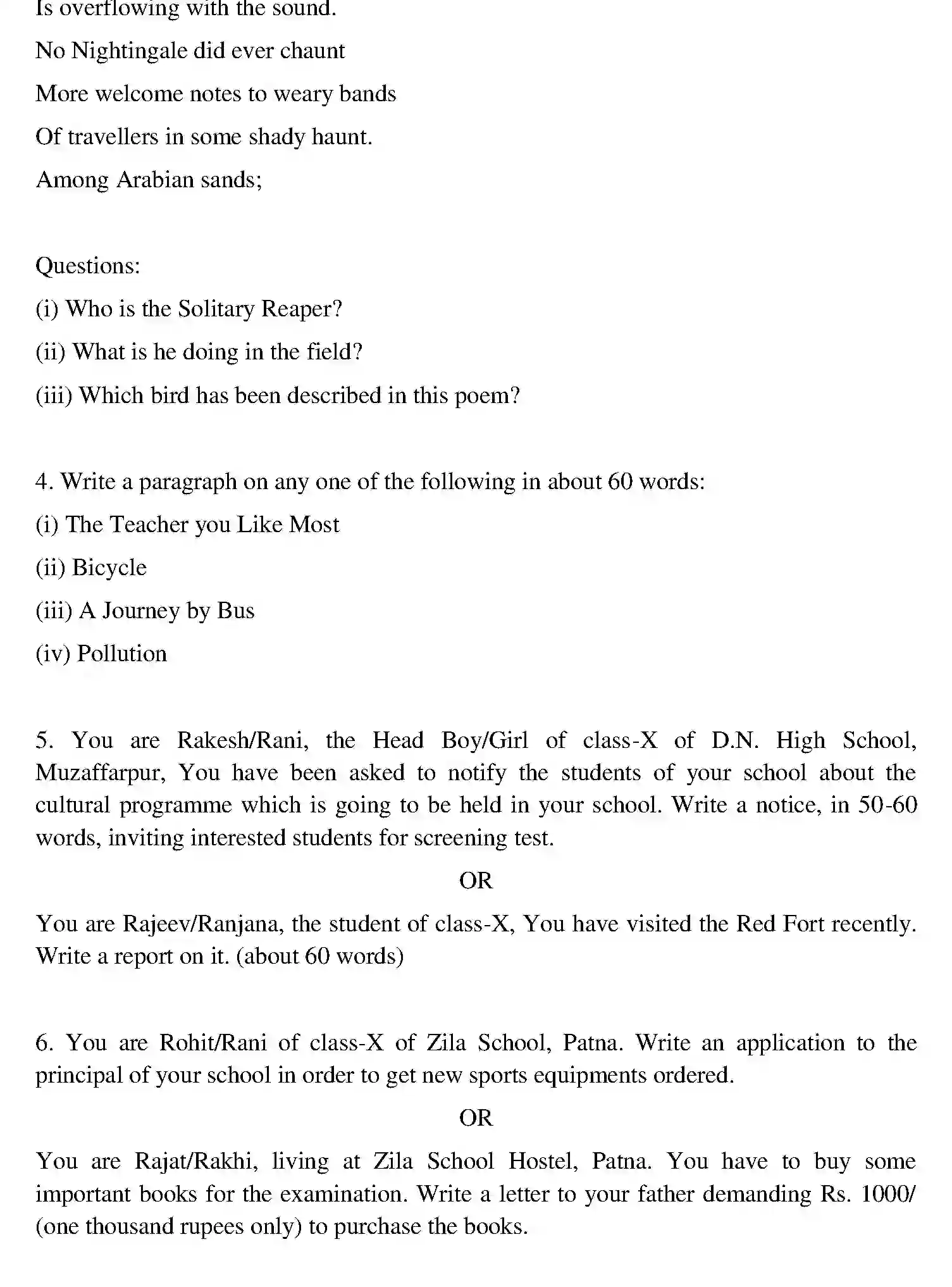Bihar Board Class 10 2018 ENGLISH-SET-2 Finals - Page 13