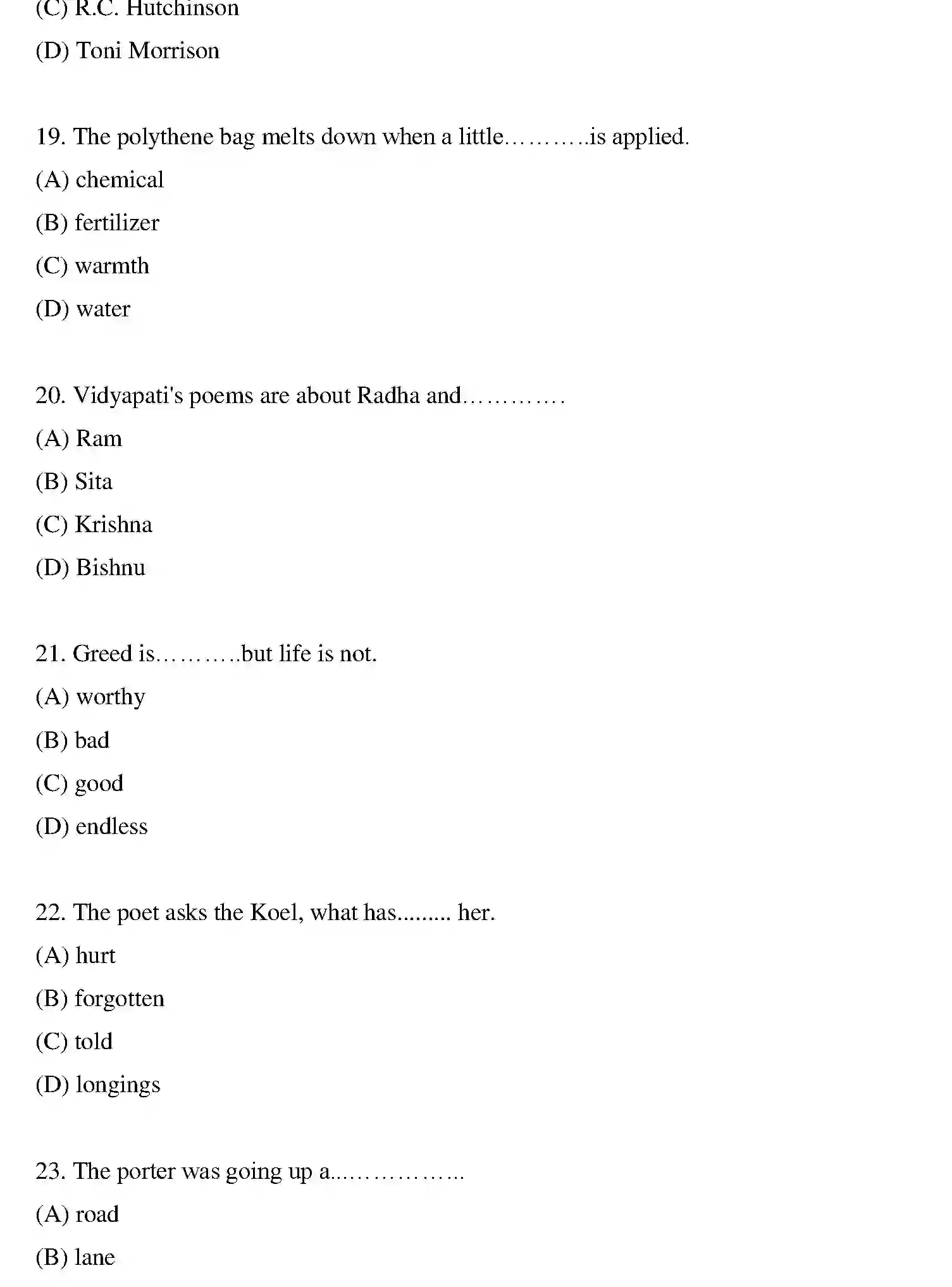 Bihar Board Class 10 2018 ENGLISH-SET-2 Finals - Page 5