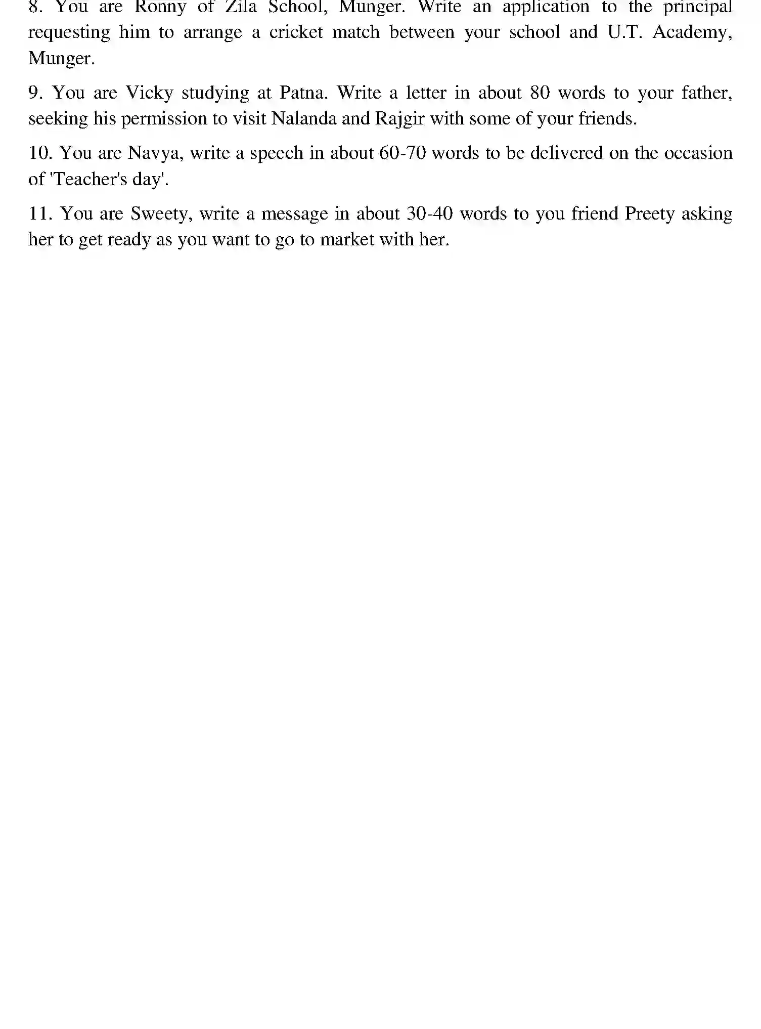 Bihar Board Class 10 2019 ENGLISH-SET-2 Finals - Page 15