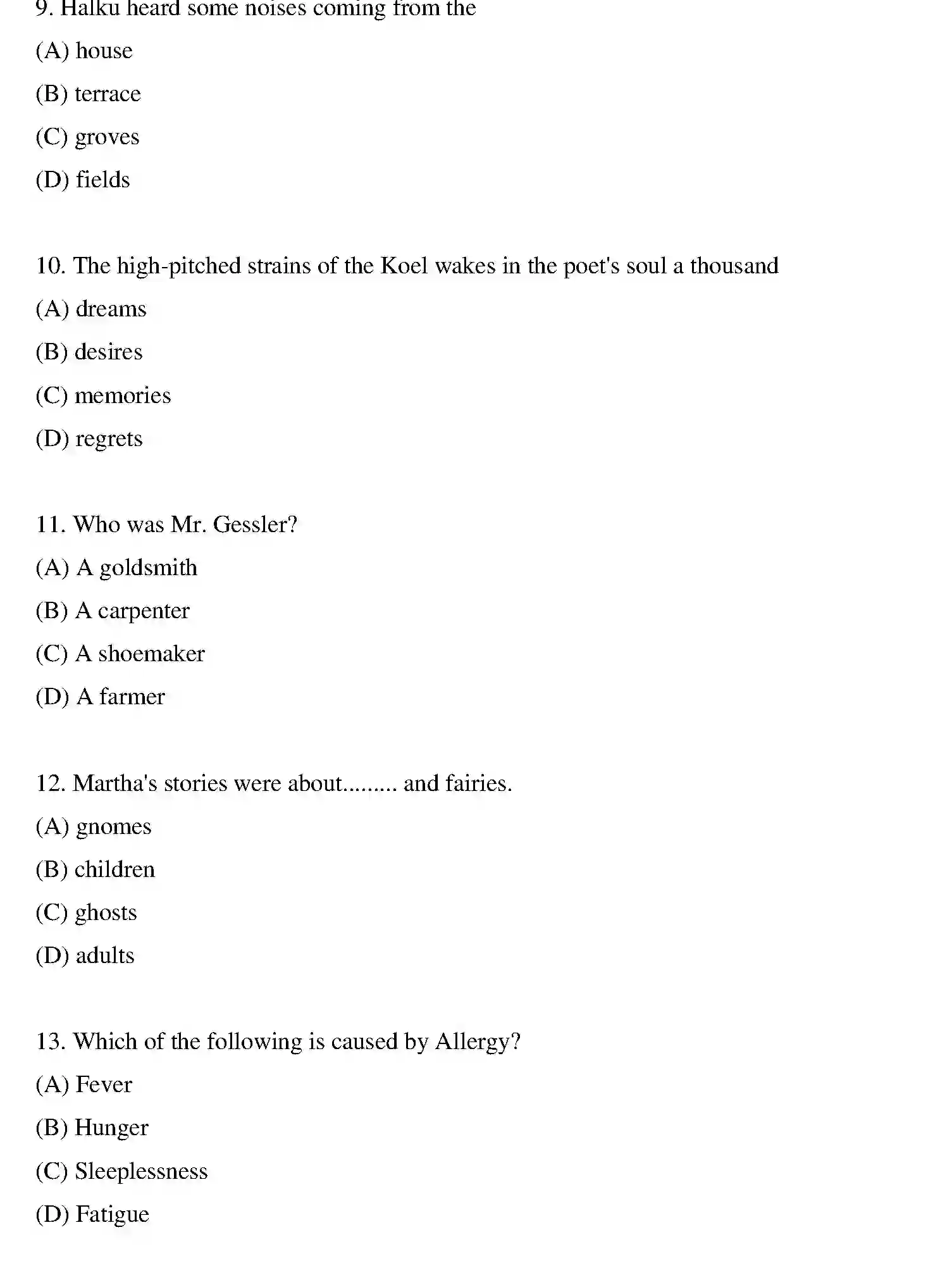 Bihar Board Class 10 2021 ENGLISH-SET-1 Finals - Page 3