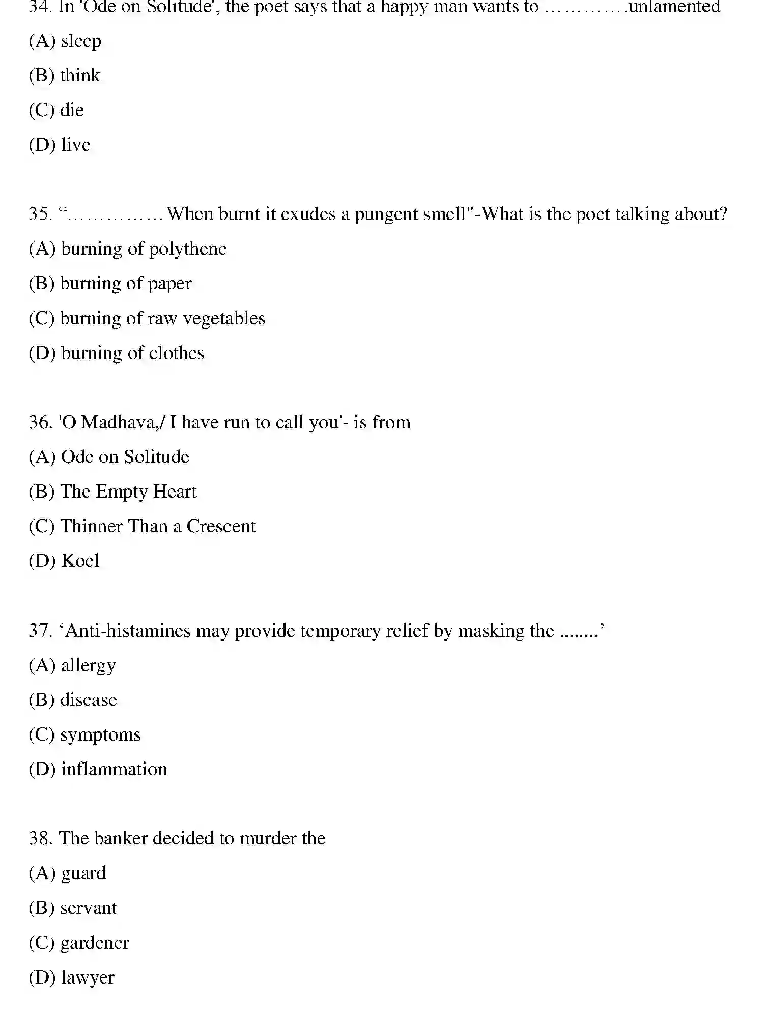 Bihar Board Class 10 2021 ENGLISH-SET-2 Finals - Page 8