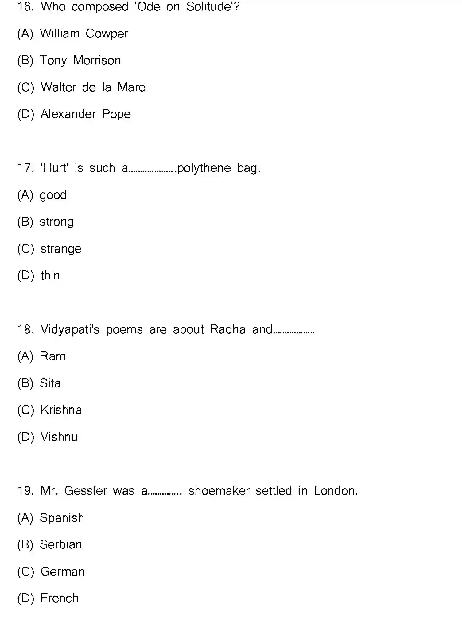 Bihar Board Class 10 2023 ENGLISH-113-SET-H Finals - Page 6