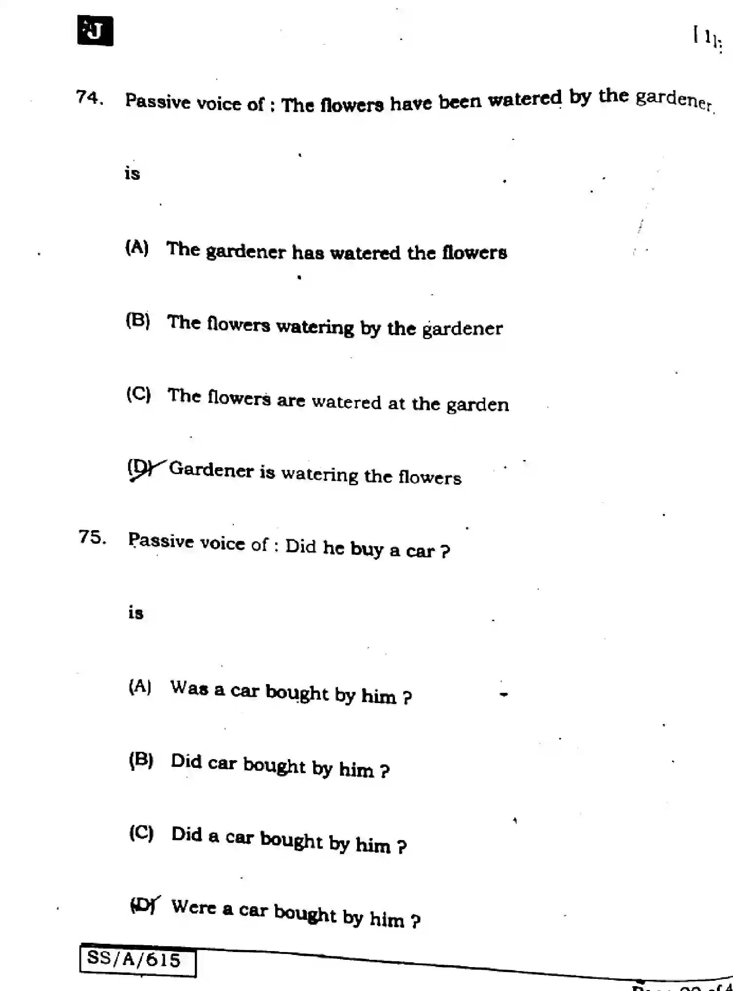 Bihar Board Class 10 2025 ENGLISH-113-SET-J Finals - Page 22