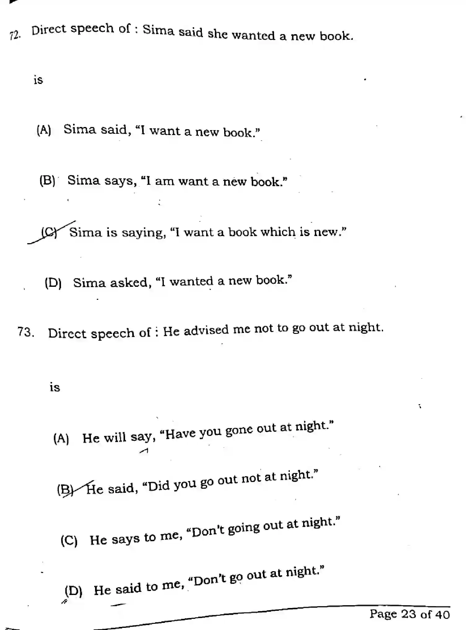 Bihar Board Class 10 2025 ENGLISH-213-SET-A Finals - Page 22