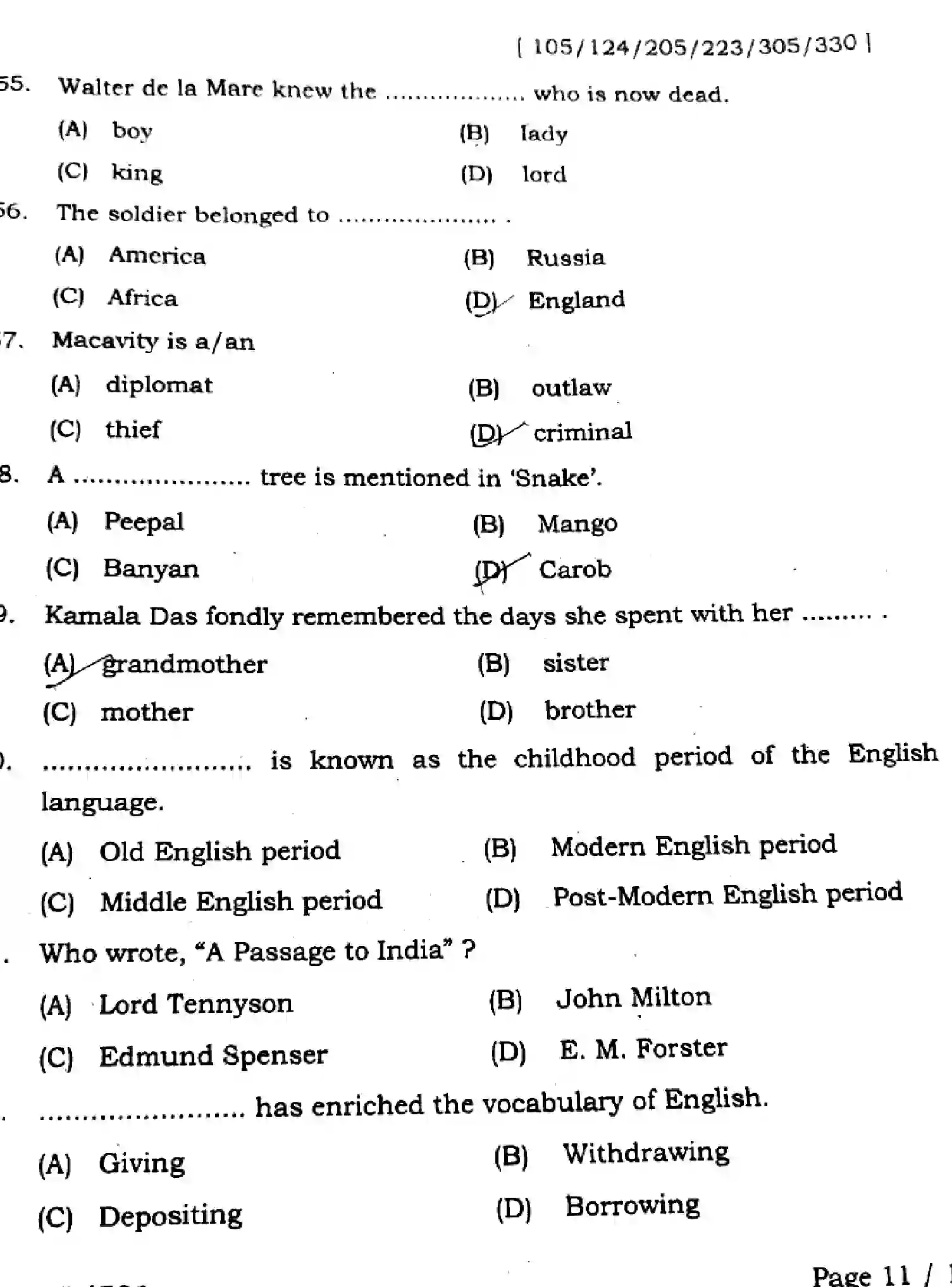 Bihar Board Class 12 2025 QTR-ENGLISH-105-124-205-223-305-330-JUN Half Yearly - Page 11