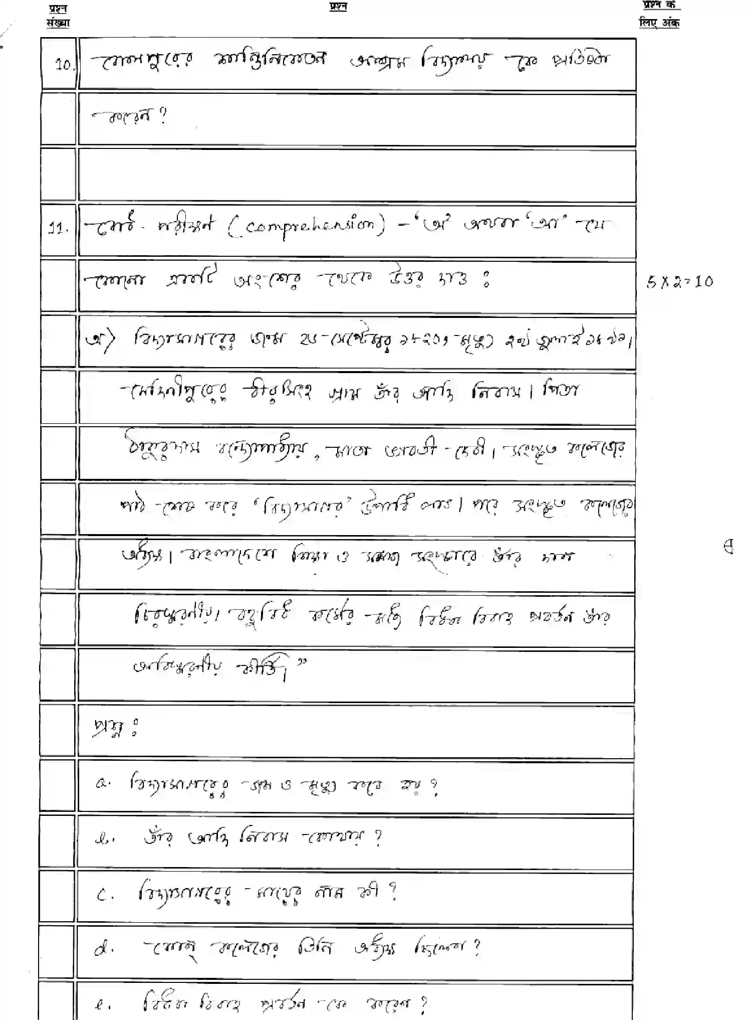 Bihar Board Class 12 2025 MODEL-PAPER-BANGLA-116-216-316-512 Model Papers - Page 23