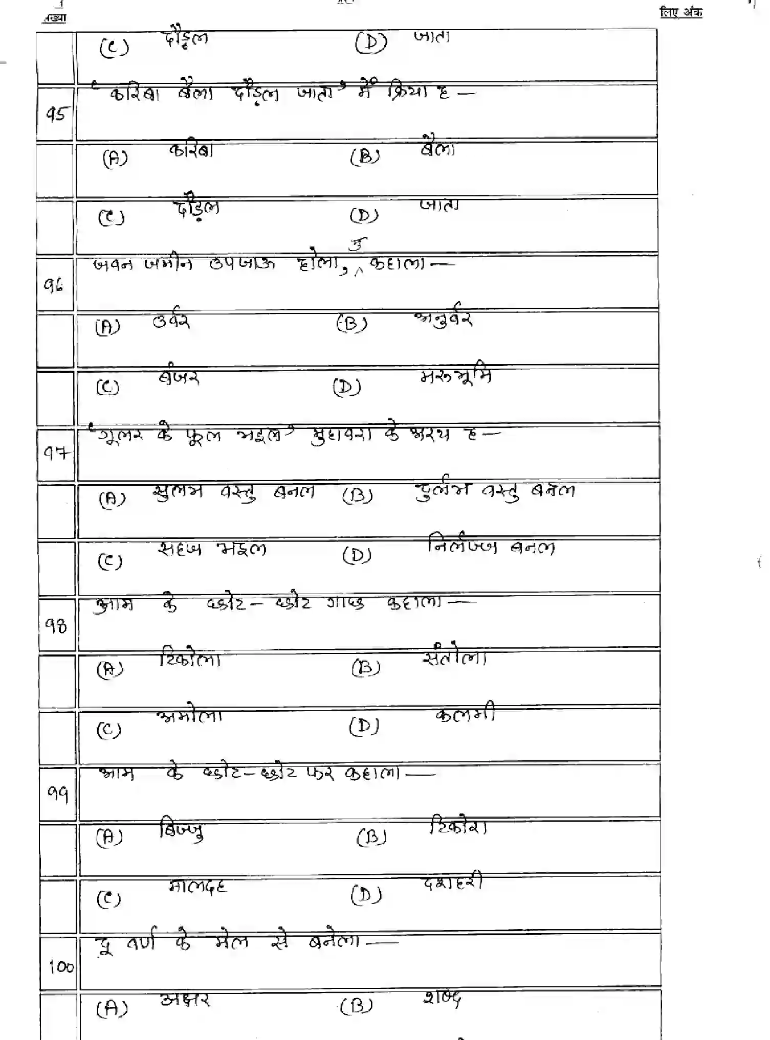 Bihar Board Class 12 2025 MODEL-PAPER-BHOJPURI-LL-112-212-312 Model Papers - Page 17