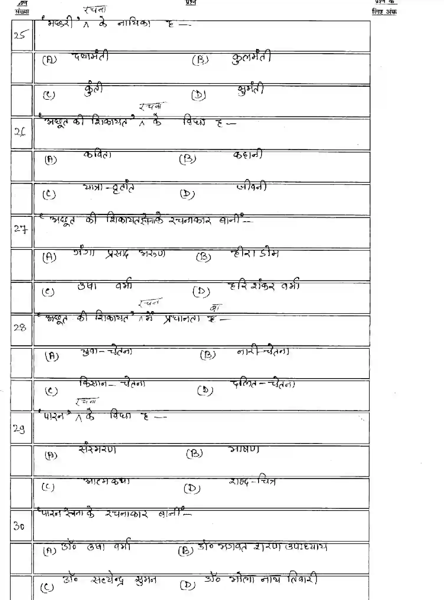 Bihar Board Class 12 2025 MODEL-PAPER-BHOJPURI-LL-112-212-312 Model Papers - Page 6