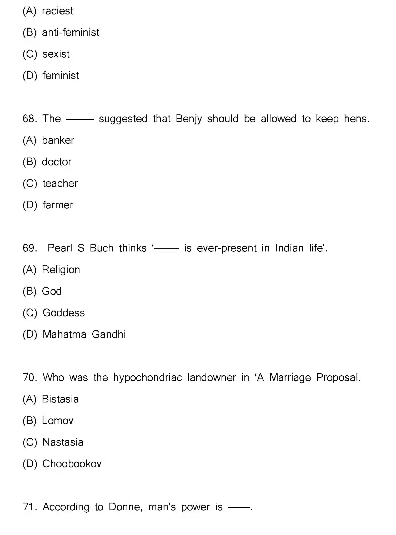 Bihar Board Class 12 2025 MODEL-PAPER-ENGLISH-105-124-205-223 Model Papers - Page 19