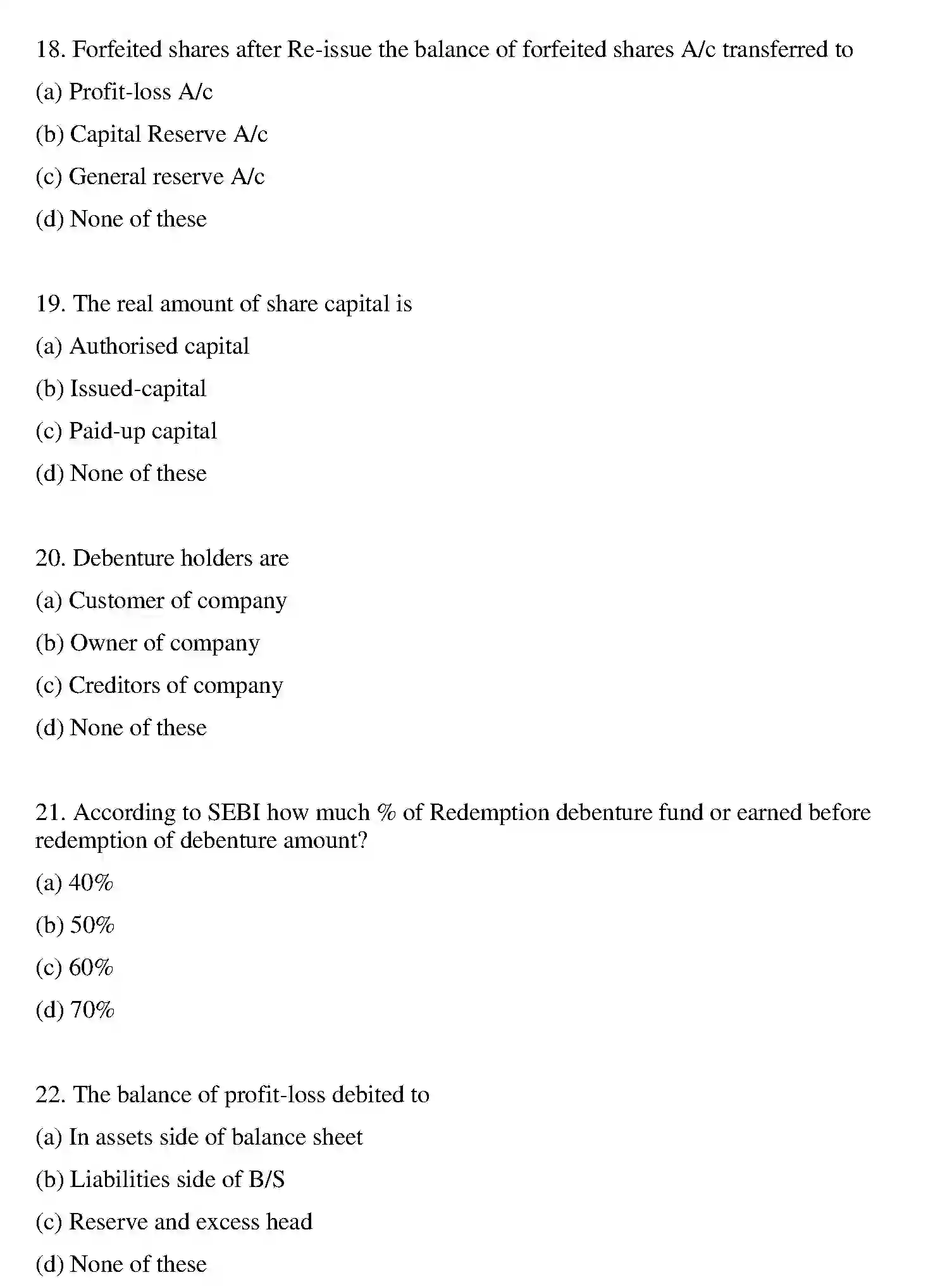 Bihar Board Class 12 2011 ACCOUNTANCY Question Bank - Page 20