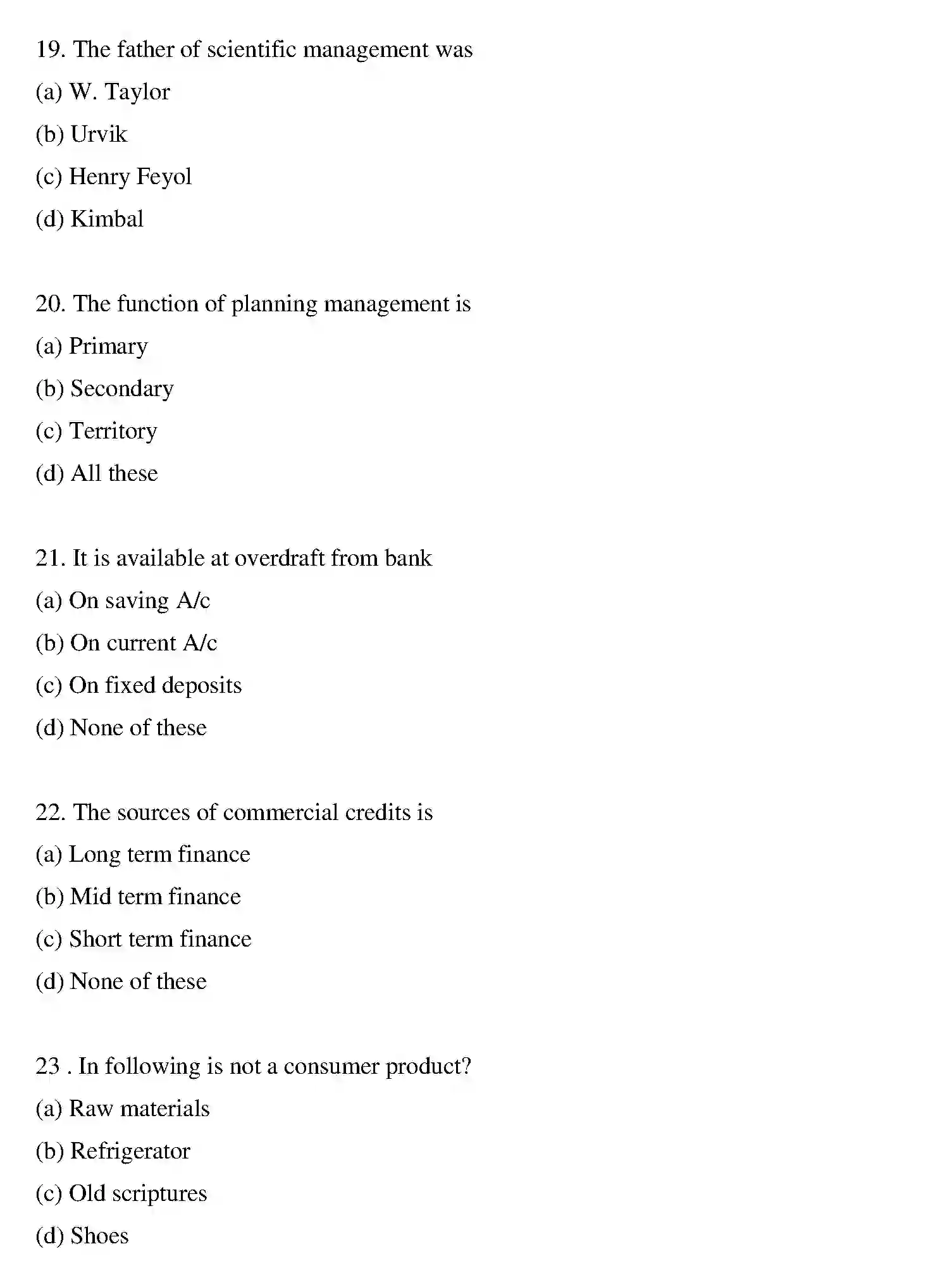 Bihar Board Class 12 2011 BUSINESS-STUDIES Question Bank - Page 16