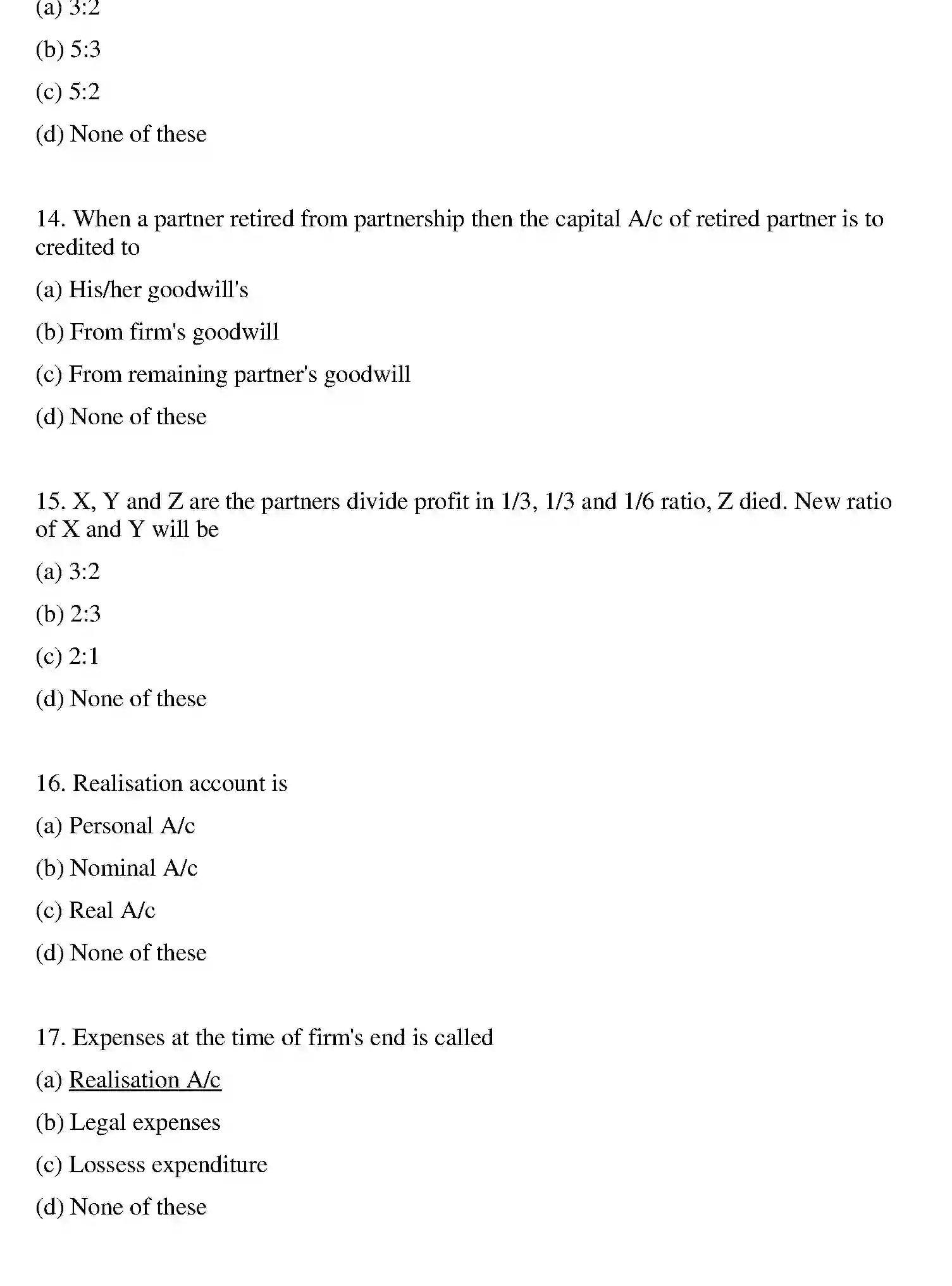 Bihar Board Class 2 2012 ACCOUNTANCY Question Bank - Page 17