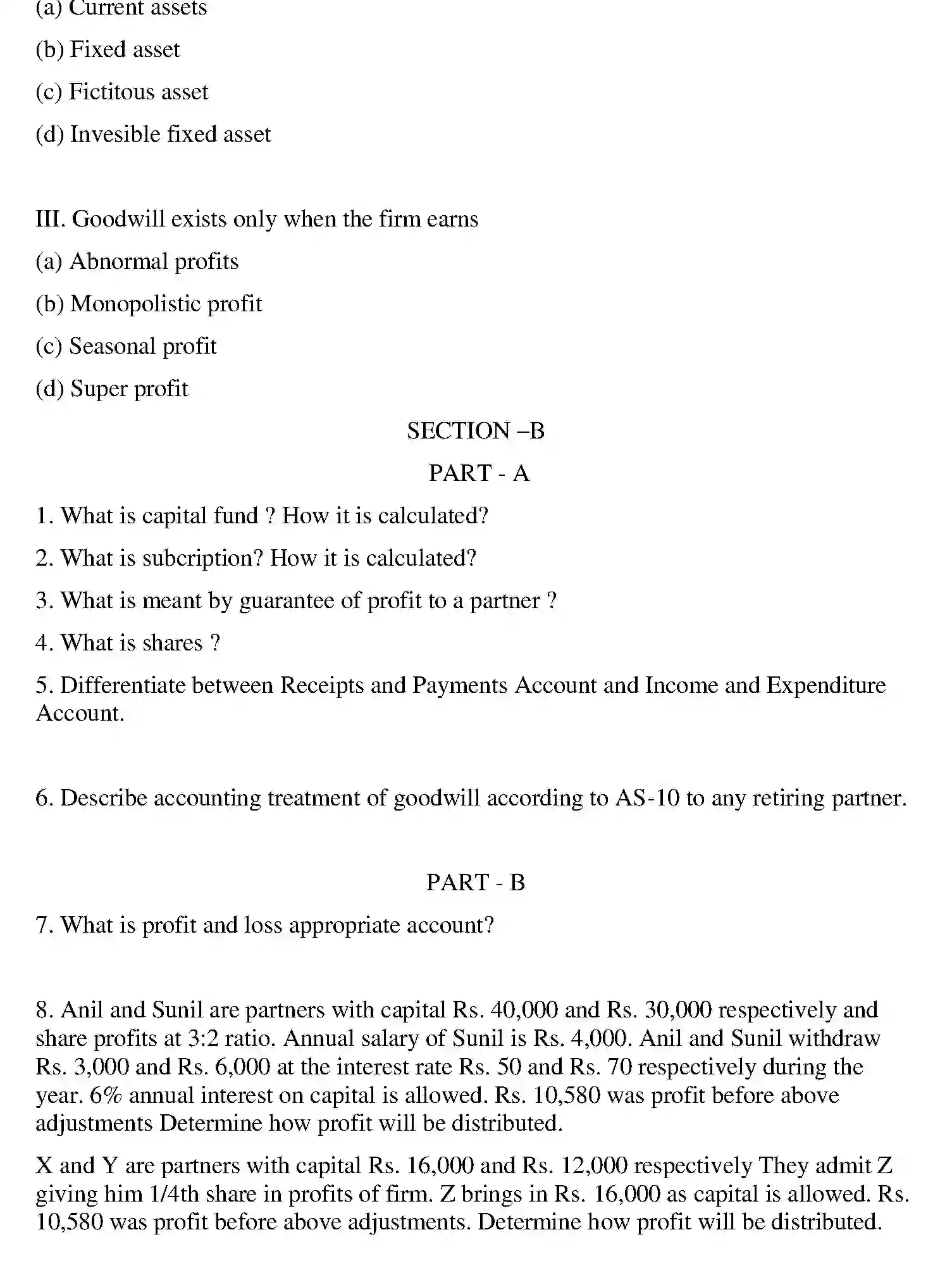 Bihar Board Class 2 2012 ACCOUNTANCY Question Bank - Page 22