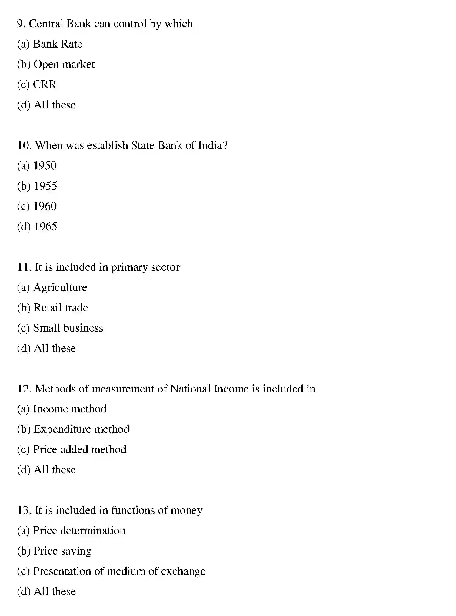 Bihar Board Class 2 2012 BUSINESS-ECONOMICS Question Bank - Page 14