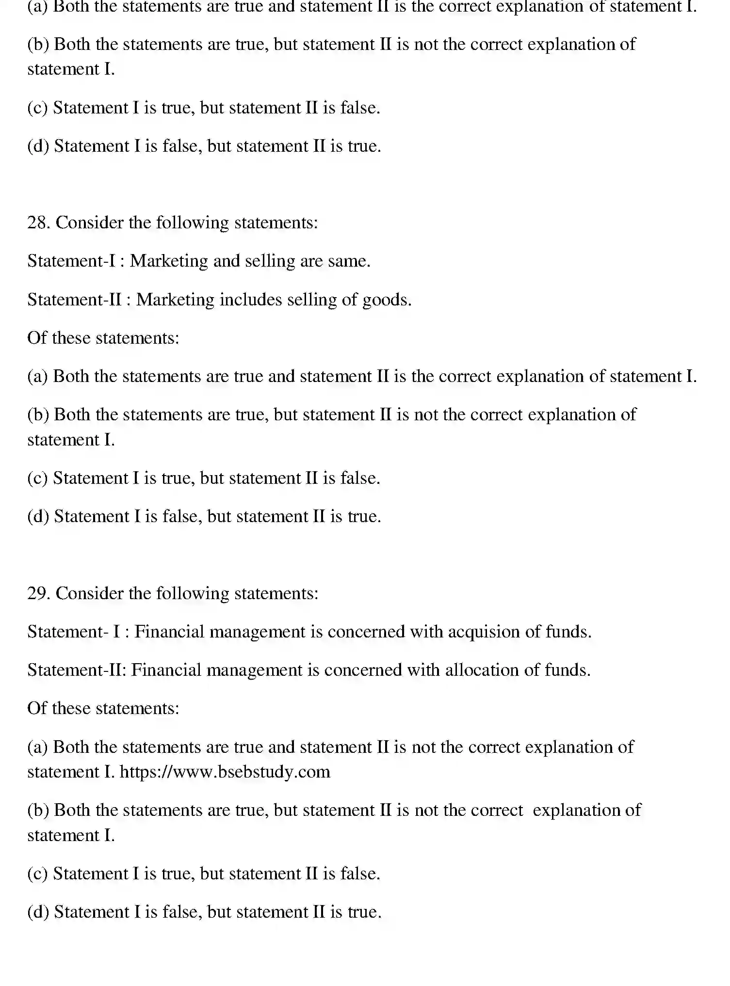 Bihar Board Class 2 2012 BUSINESS-STUDIES Question Bank - Page 17