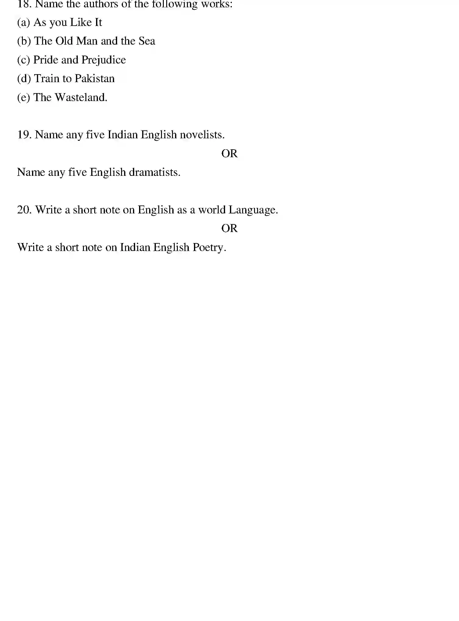 Bihar Board Class 2 2012 ENGLISH Question Bank - Page 4