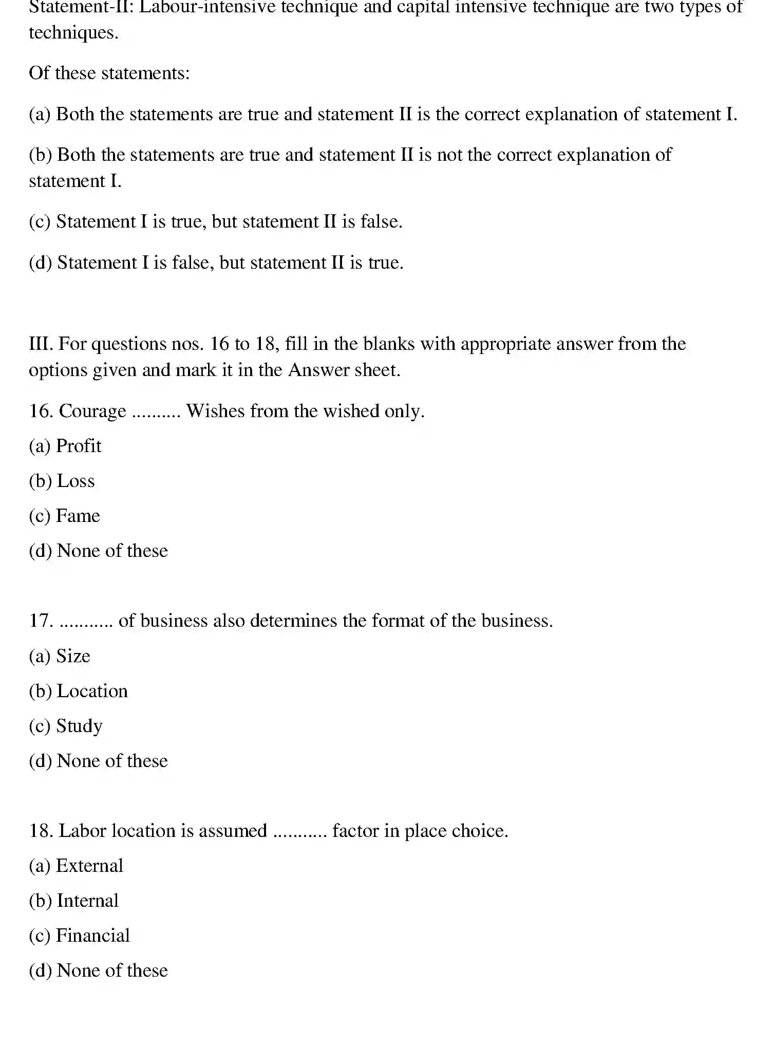 Bihar Board Class 12 2013 ENTREPRENEURSHIP Question Bank - Page 13
