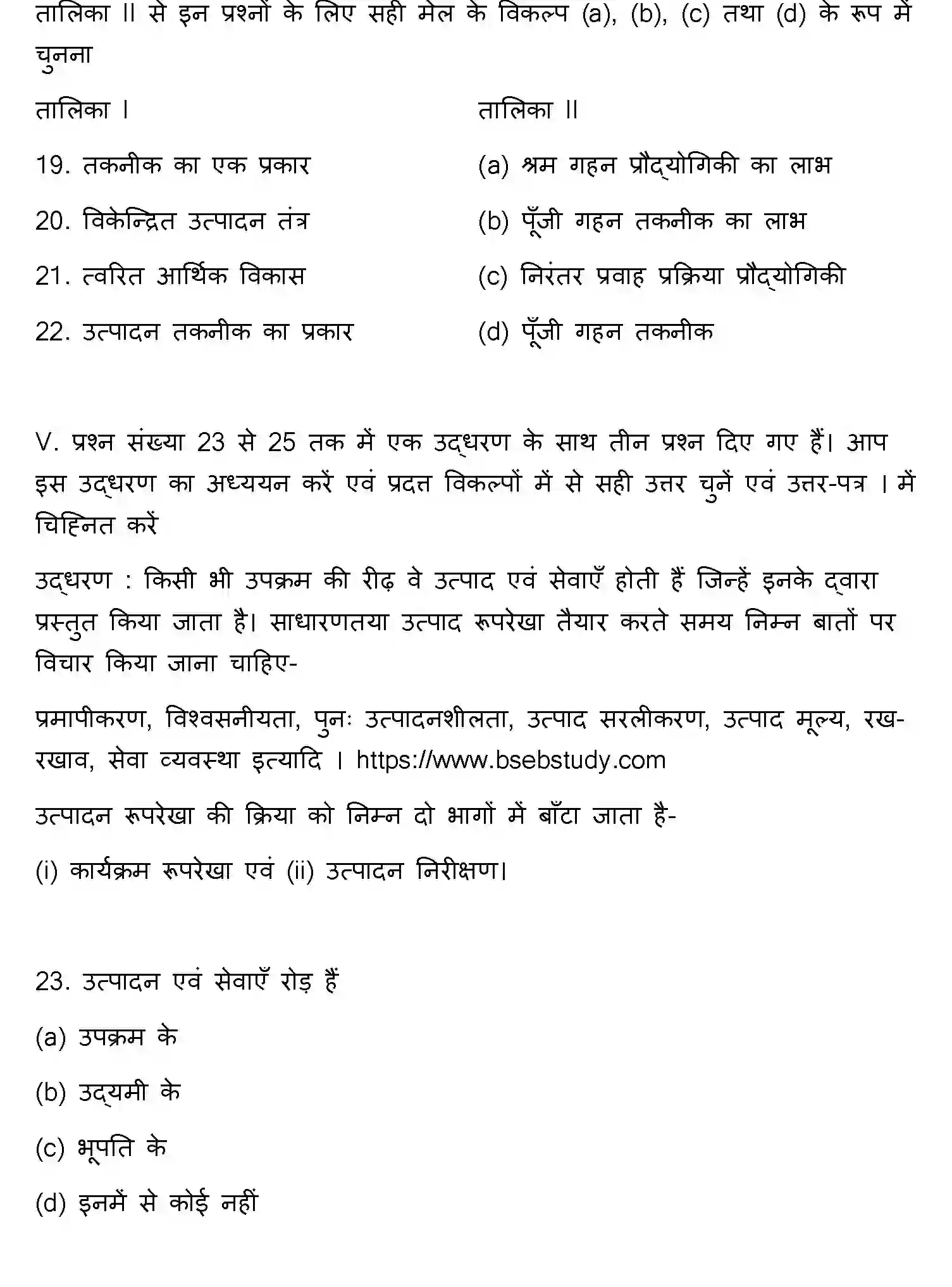 Bihar Board Class 12 2013 ENTREPRENEURSHIP Question Bank - Page 6