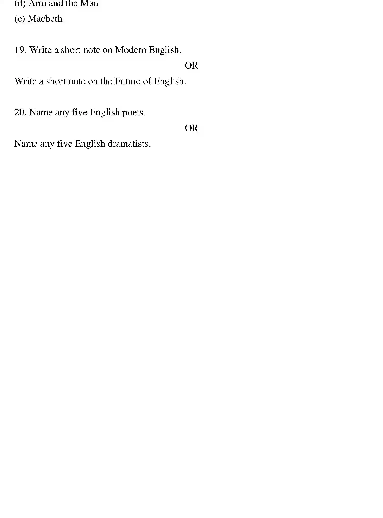 Bihar Board Class 12 2015 ENGLISH Question Bank - Page 4