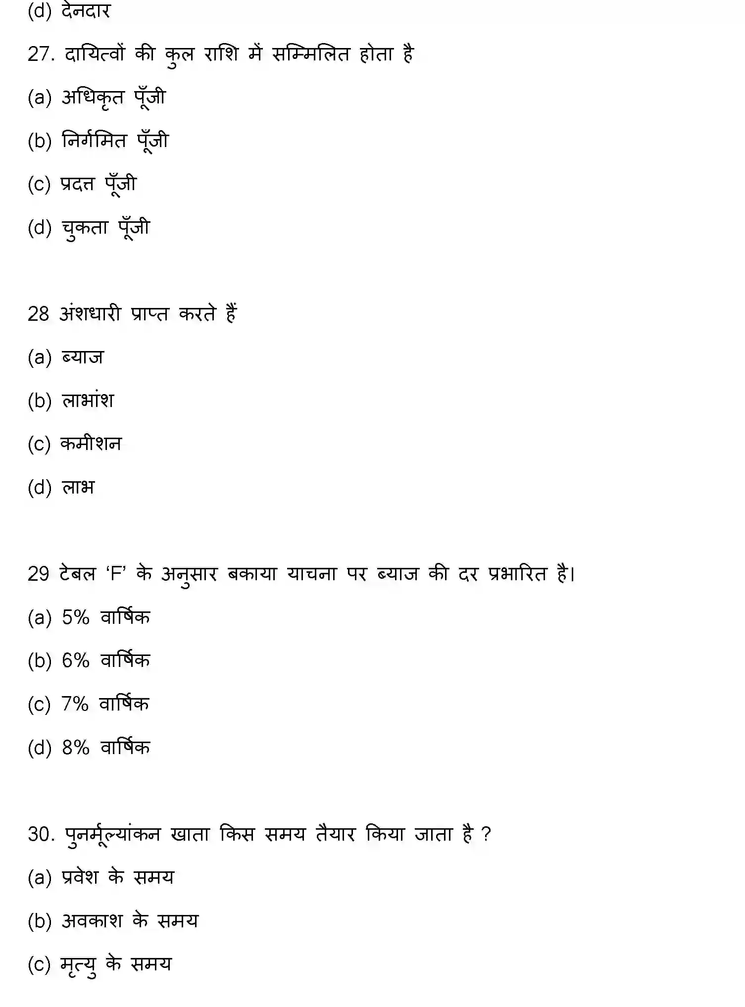 Bihar Board Class 12 2016 ACCOUNTANCY Question Bank - Page 8