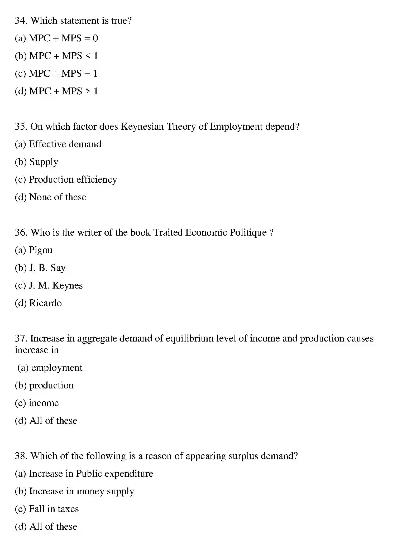 Bihar Board Class 12 2016 BUSINESS-ECONOMICS Question Bank - Page 20