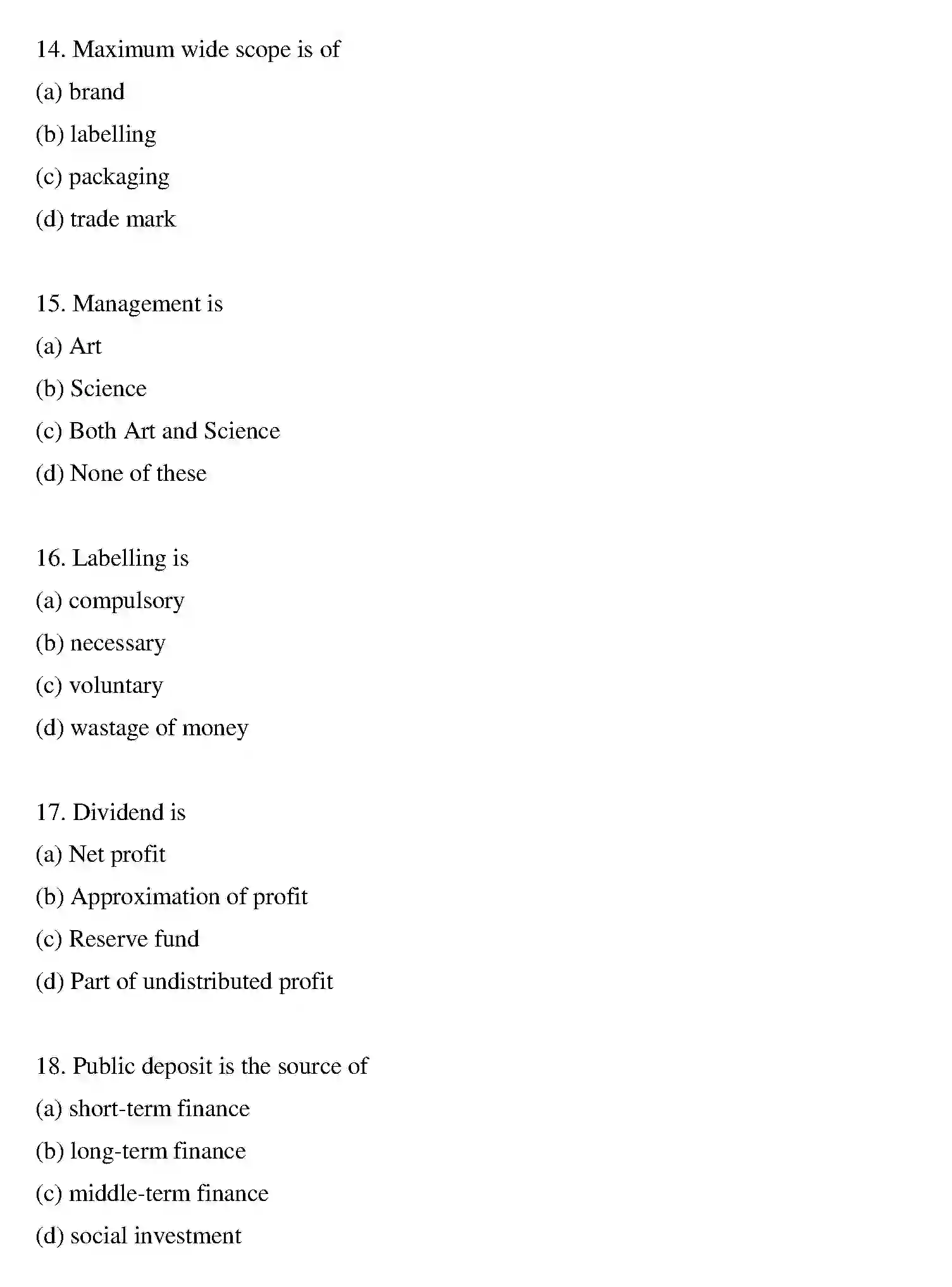Bihar Board Class 12 2016 ENTREPRENEURSHIP Question Bank - Page 13
