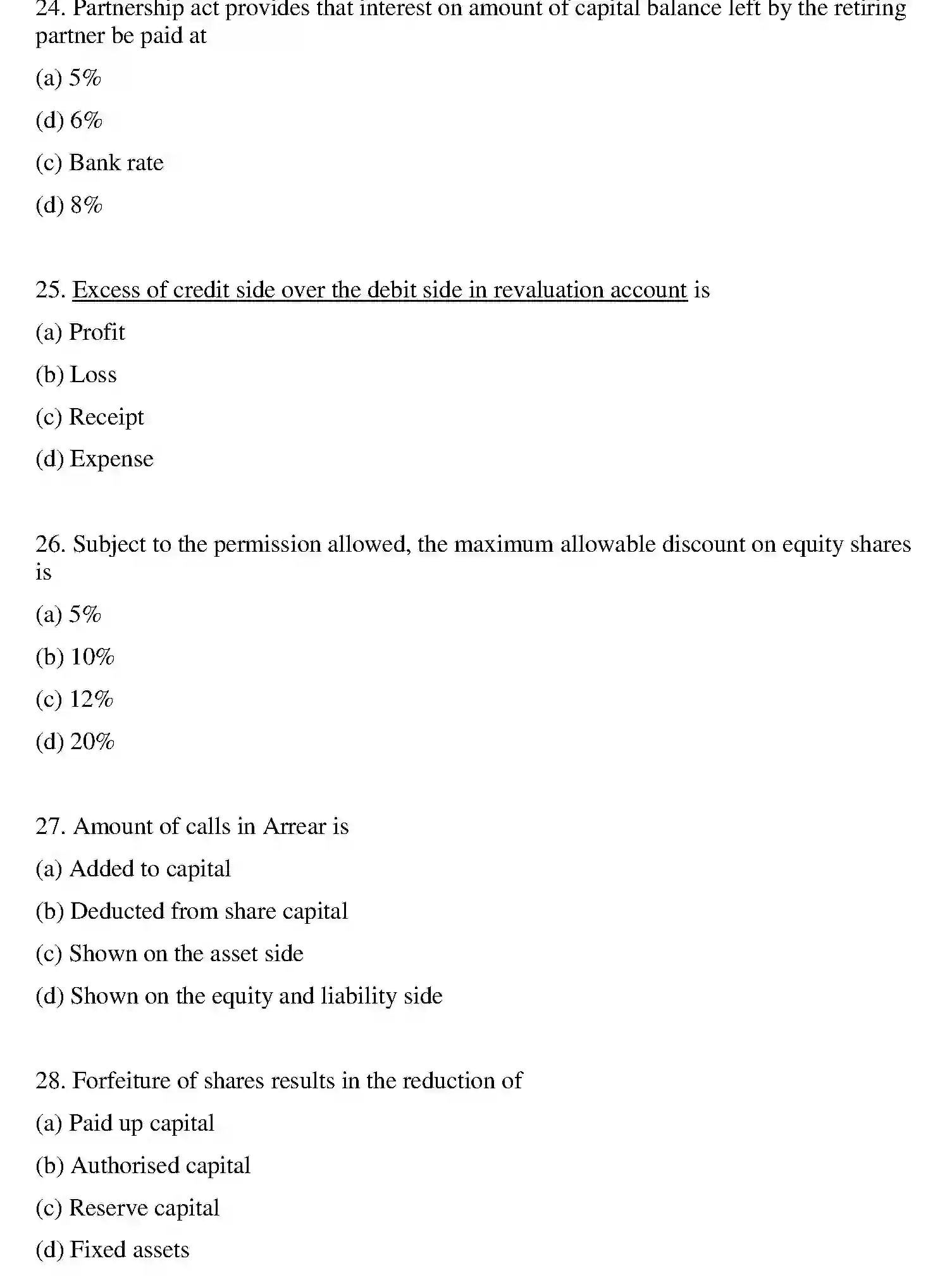 Bihar Board Class 2 2017 ACCOUNTANCY Question Bank - Page 20