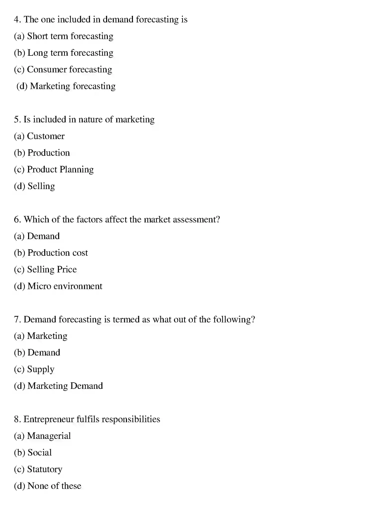 Bihar Board Class 2 2017 ENTREPRENEURSHIP Question Bank - Page 11