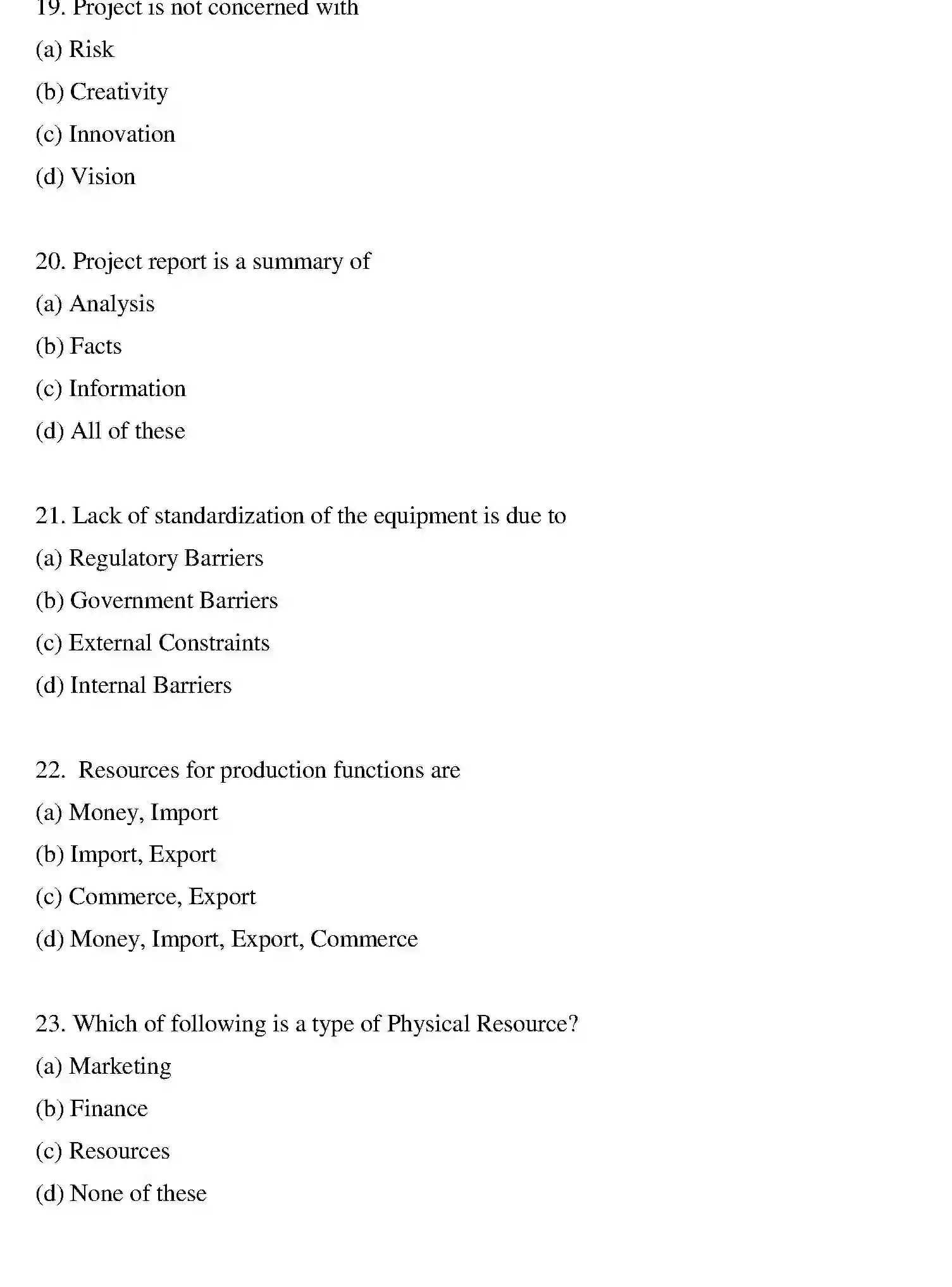 Bihar Board Class 2 2017 ENTREPRENEURSHIP Question Bank - Page 14