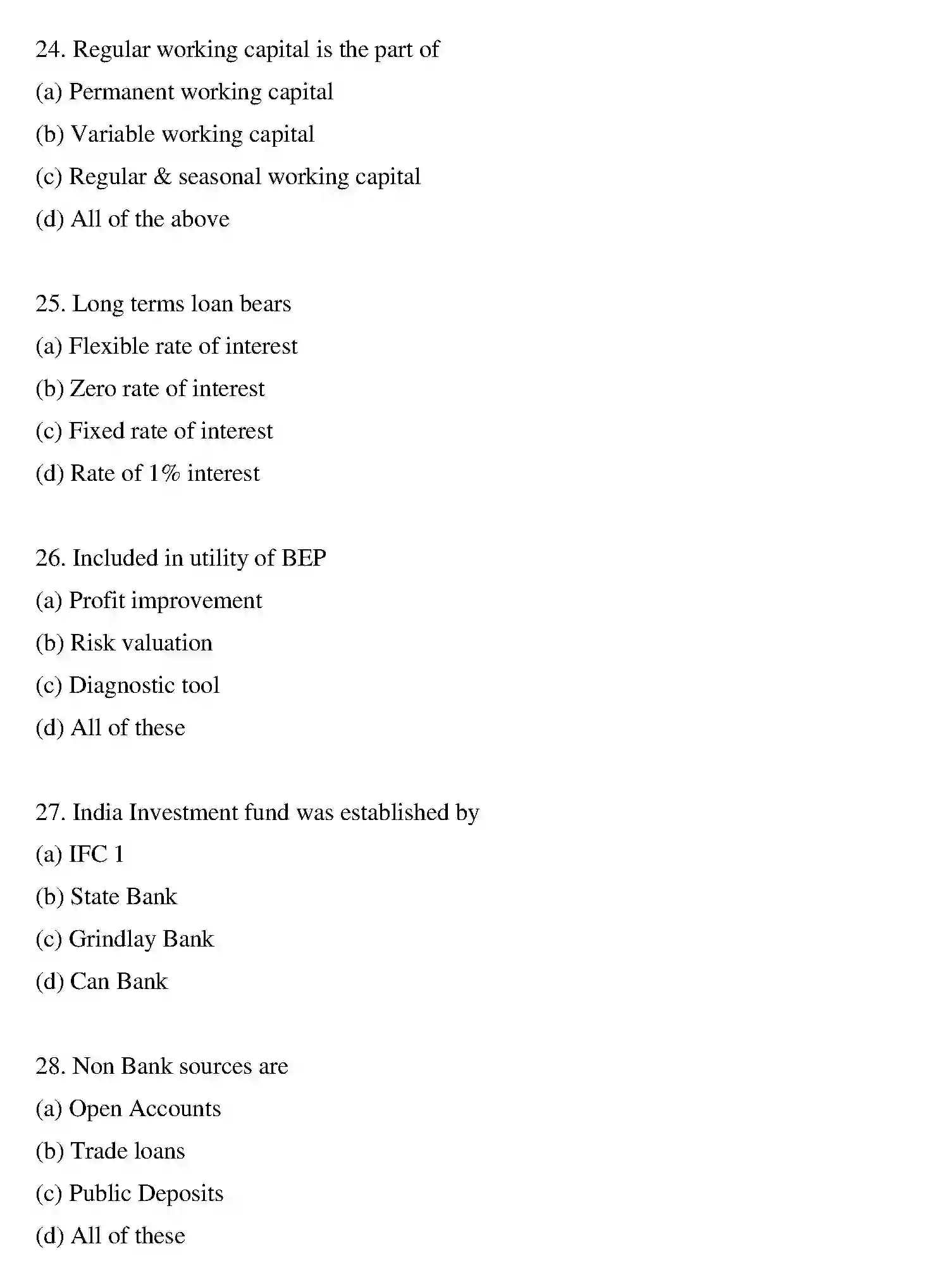 Bihar Board Class 2 2017 ENTREPRENEURSHIP Question Bank - Page 15