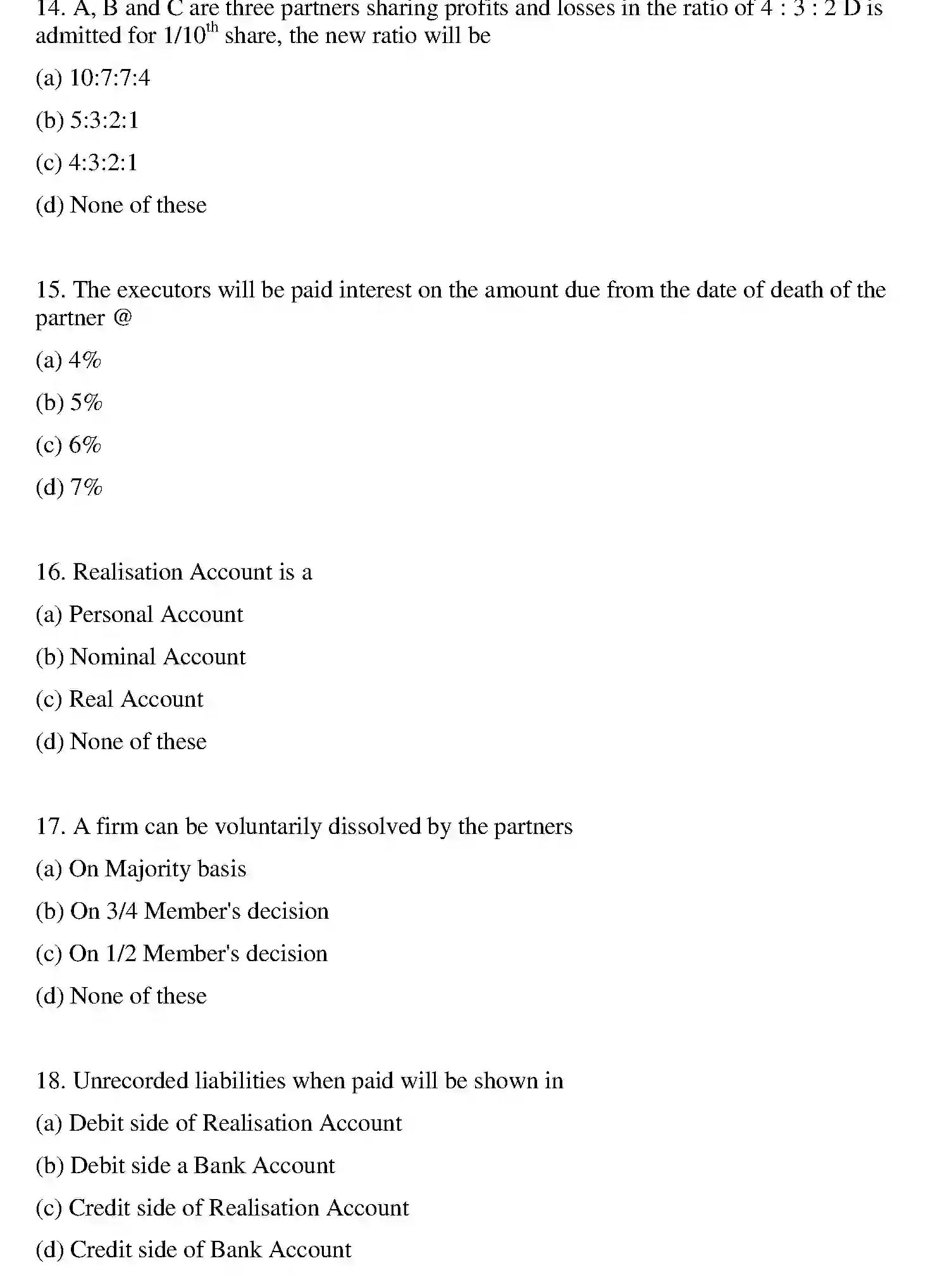 Bihar Board Class 12 2018 ACCOUNTANCY Question Bank - Page 20