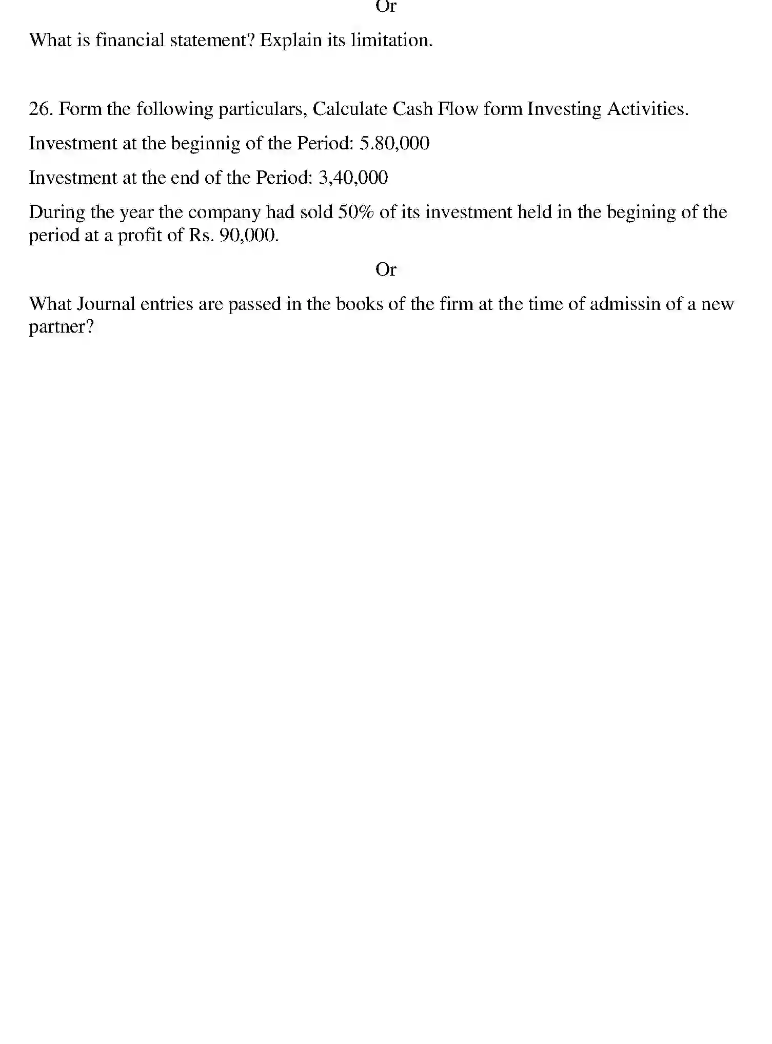 Bihar Board Class 12 2018 ACCOUNTANCY Question Bank - Page 29