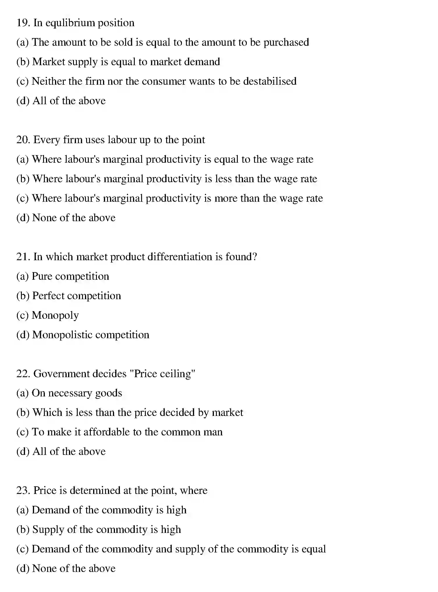 Bihar Board Class 12 2018 BUSINESS-ECONOMICS Question Bank - Page 20