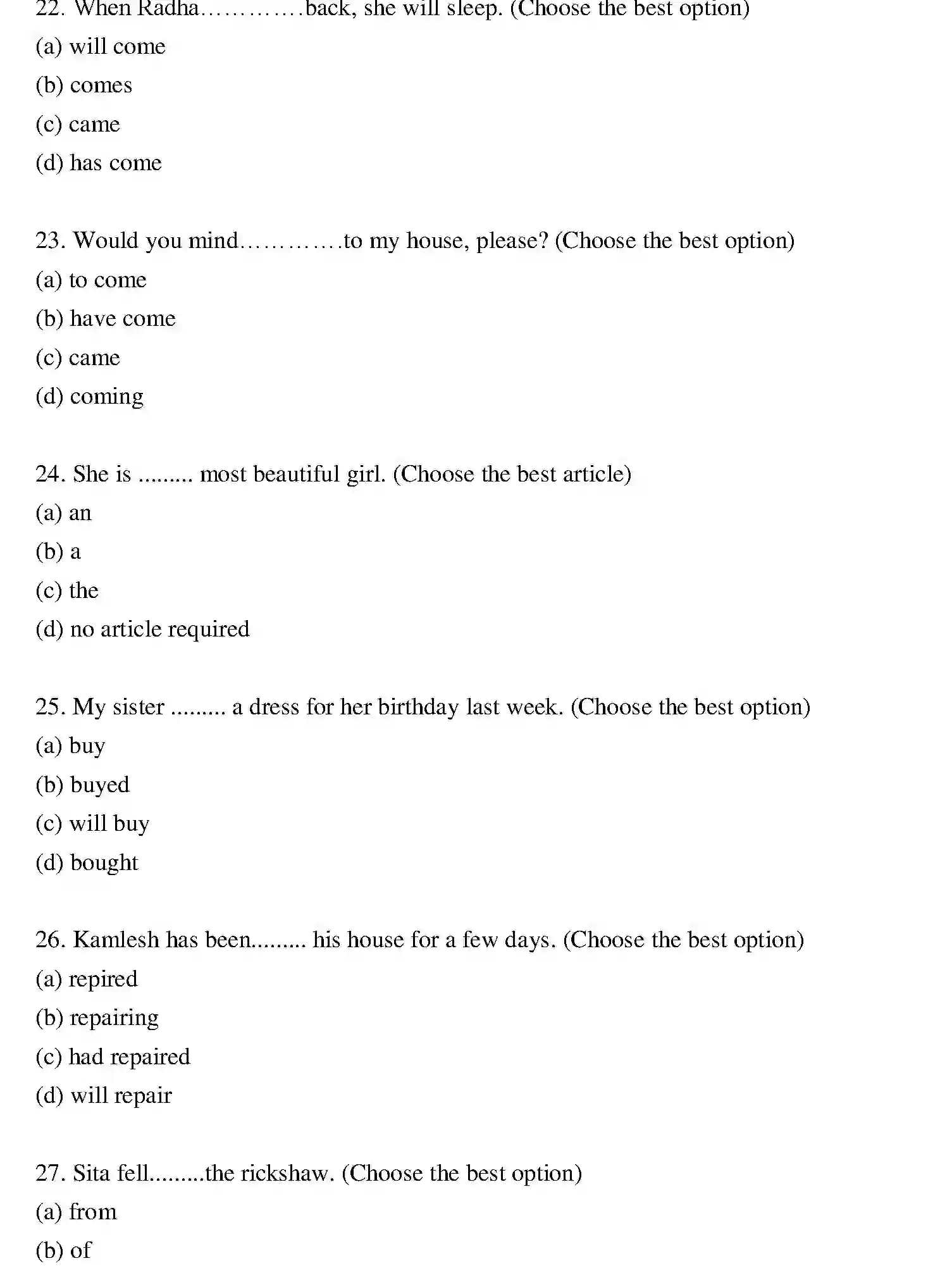 Bihar Board Class 12 2018 ENGLISH Question Bank - Page 5