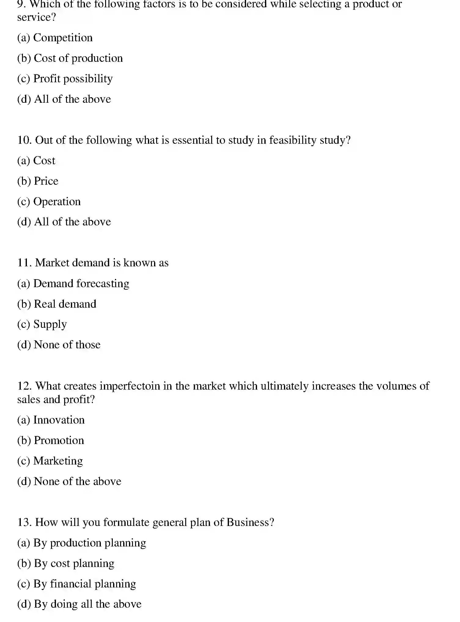 Bihar Board Class 12 2018 ENTREPRENEURSHIP Question Bank - Page 14