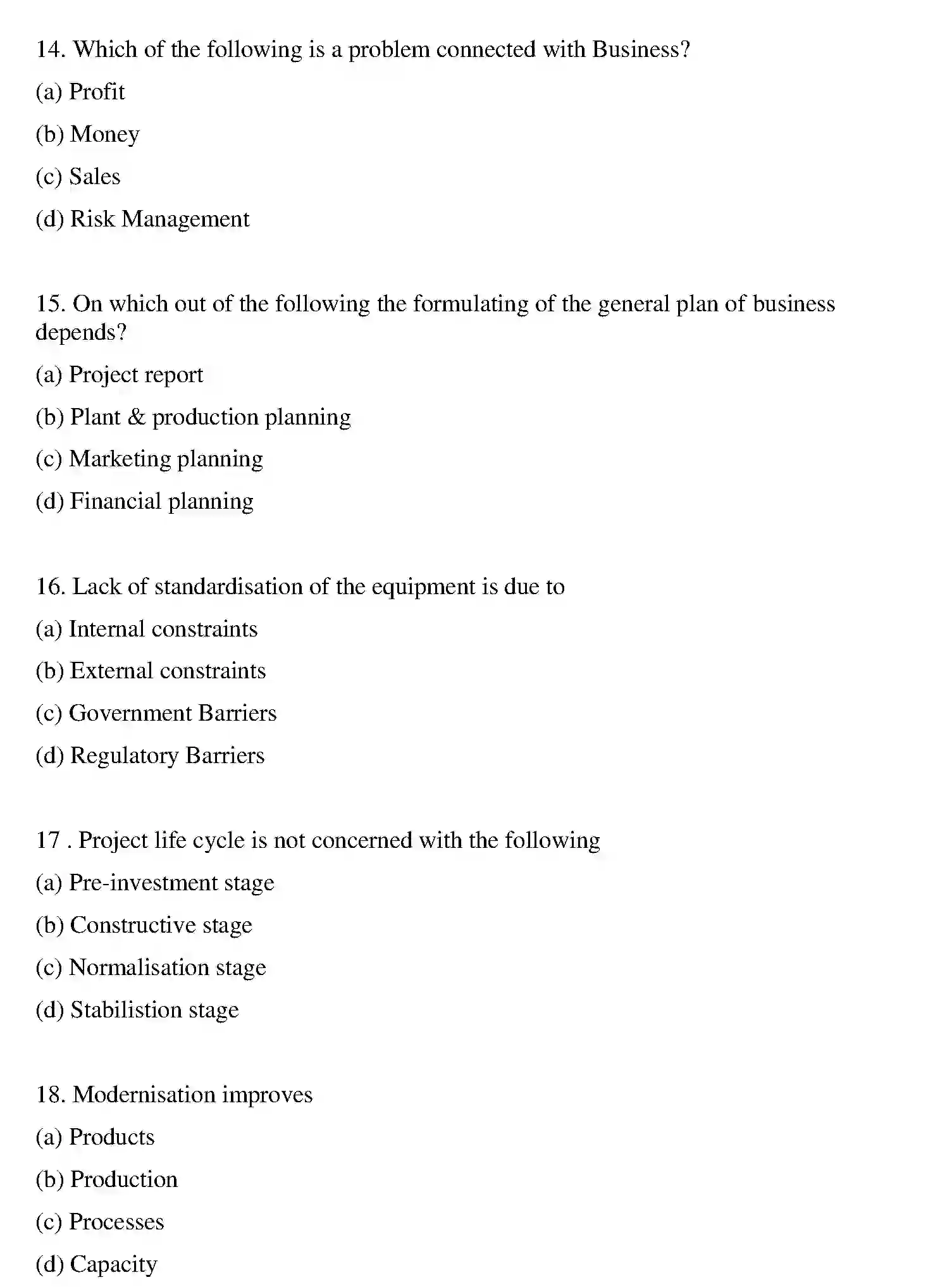 Bihar Board Class 12 2018 ENTREPRENEURSHIP Question Bank - Page 15