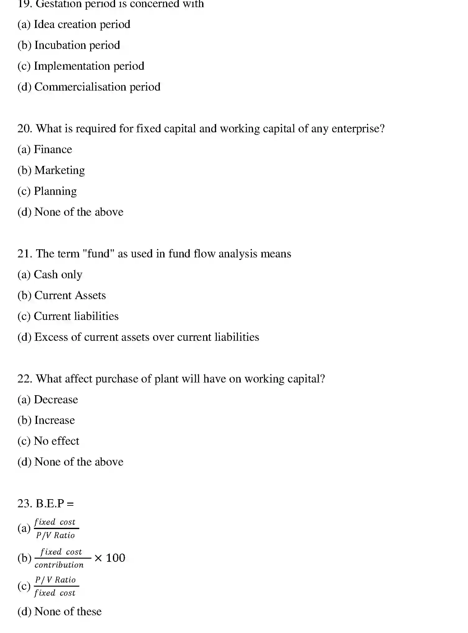 Bihar Board Class 12 2018 ENTREPRENEURSHIP Question Bank - Page 16