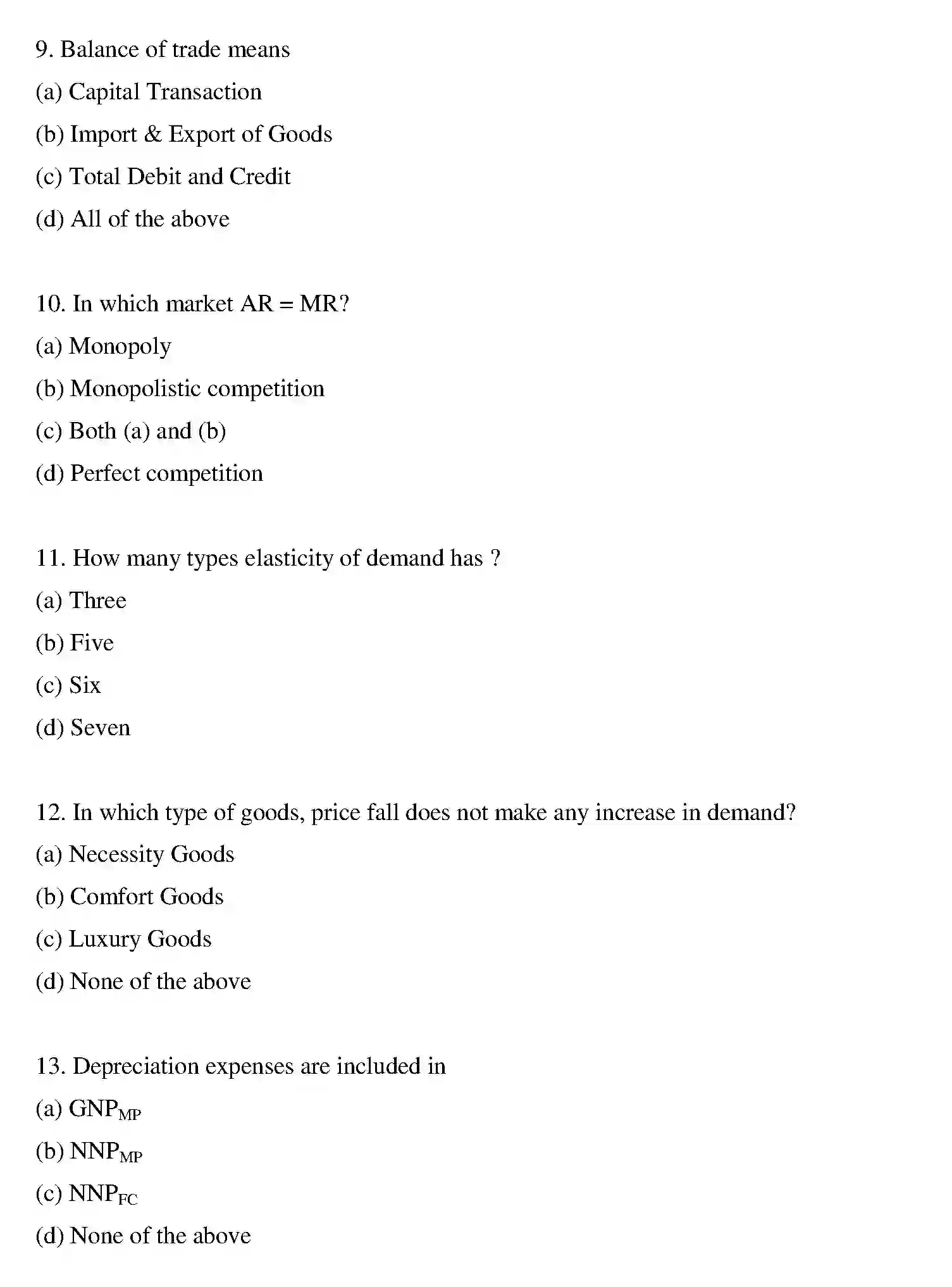 Bihar Board Class 2 2019 BUSINESS-ECONOMICS Question Bank - Page 18