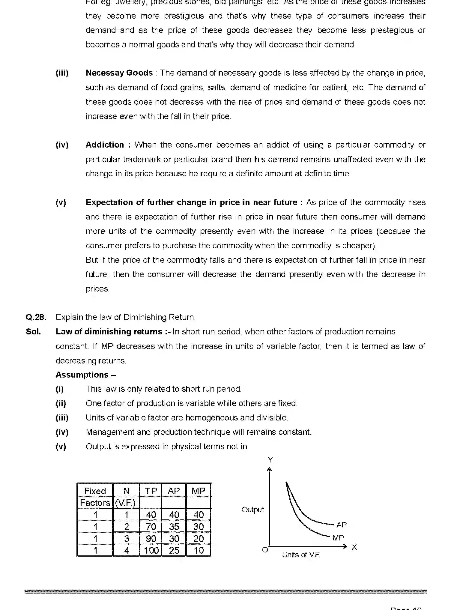 Bihar Board Class 2 2019 ECONOMICS-219-2019 Question Bank - Page 19