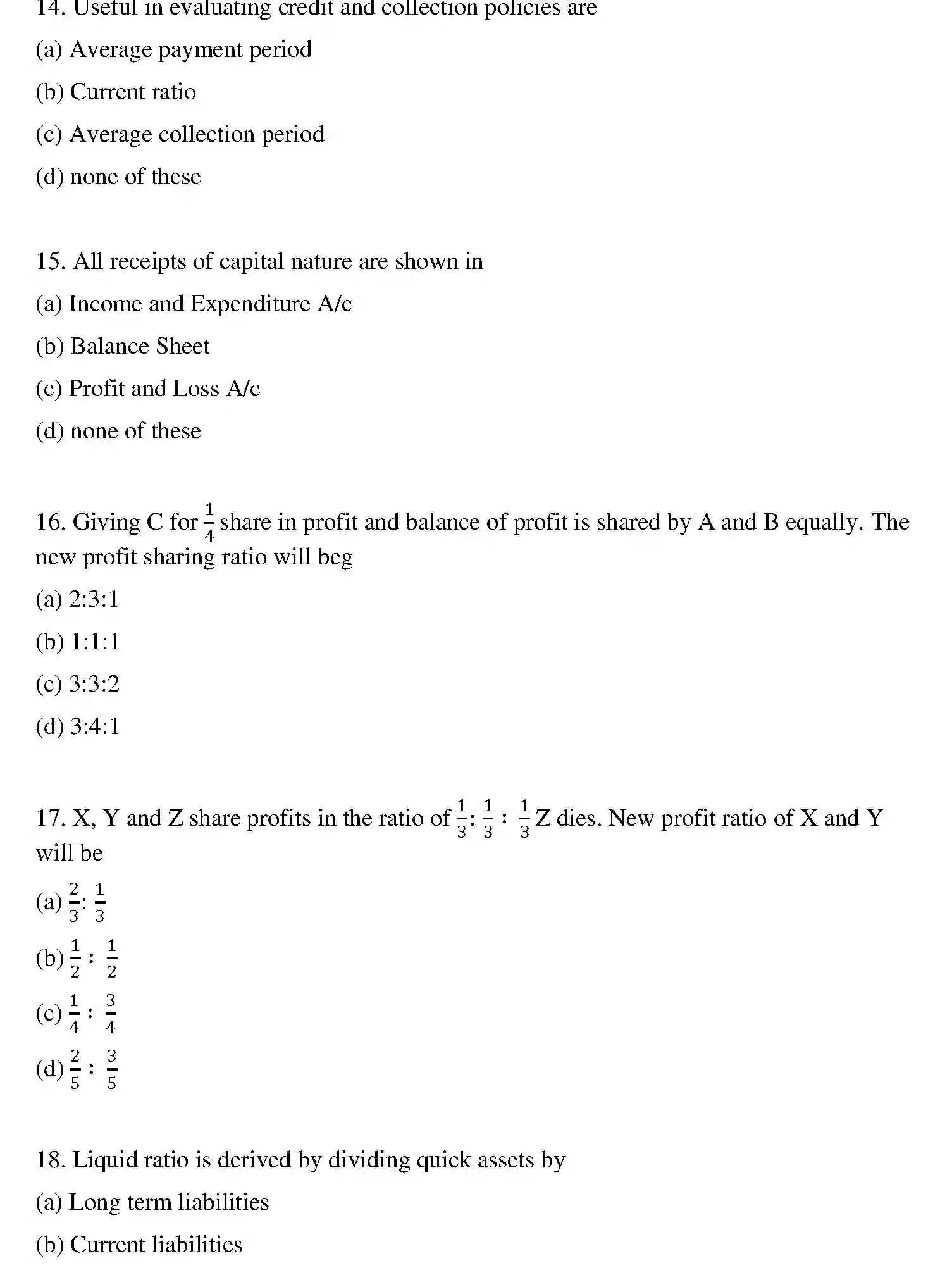Bihar Board Class 2 2020 ACCOUNTANCY Question Bank - Page 23