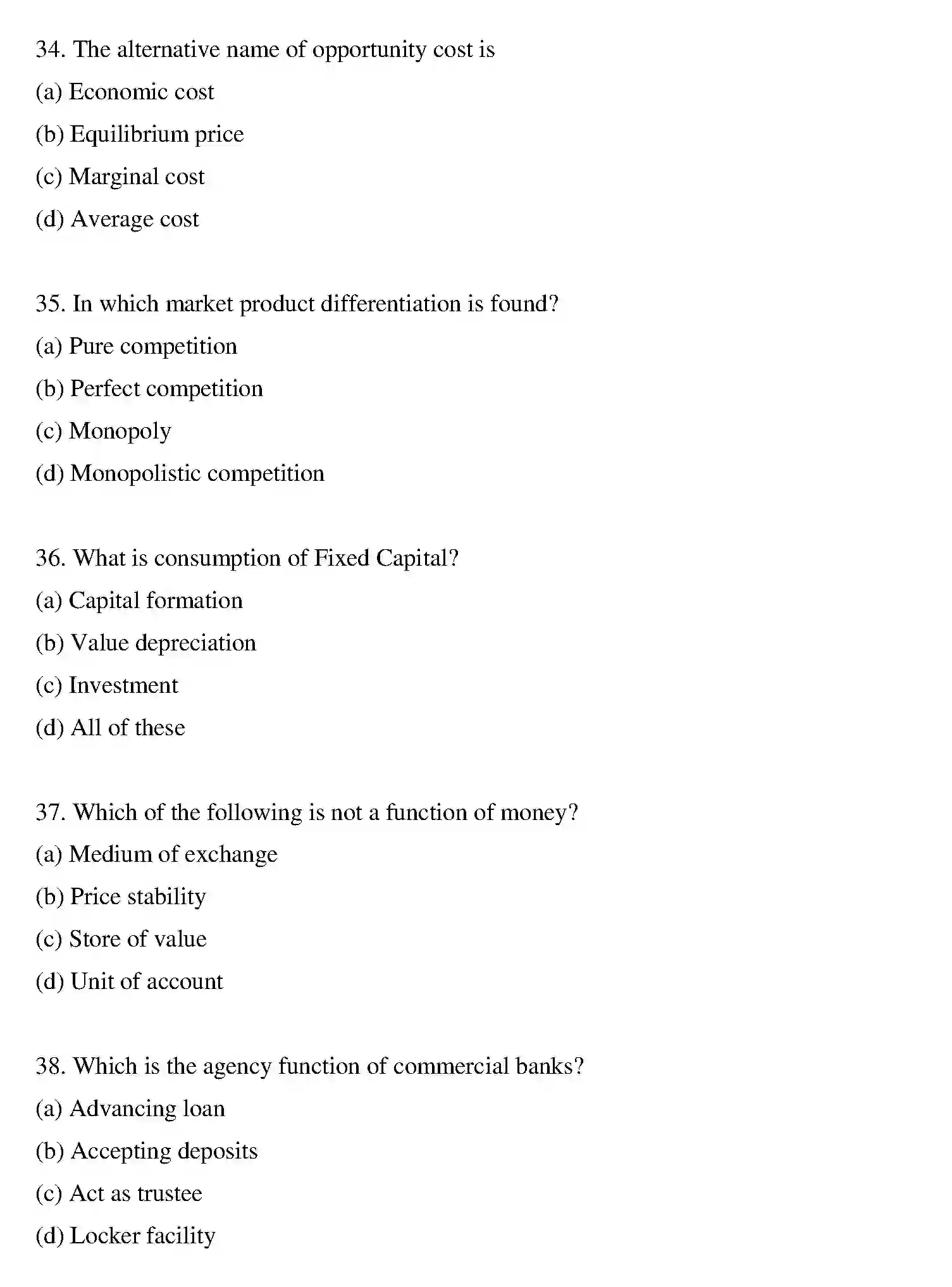 Bihar Board Class 2 2020 BUSINESS-ECONOMICS Question Bank - Page 26