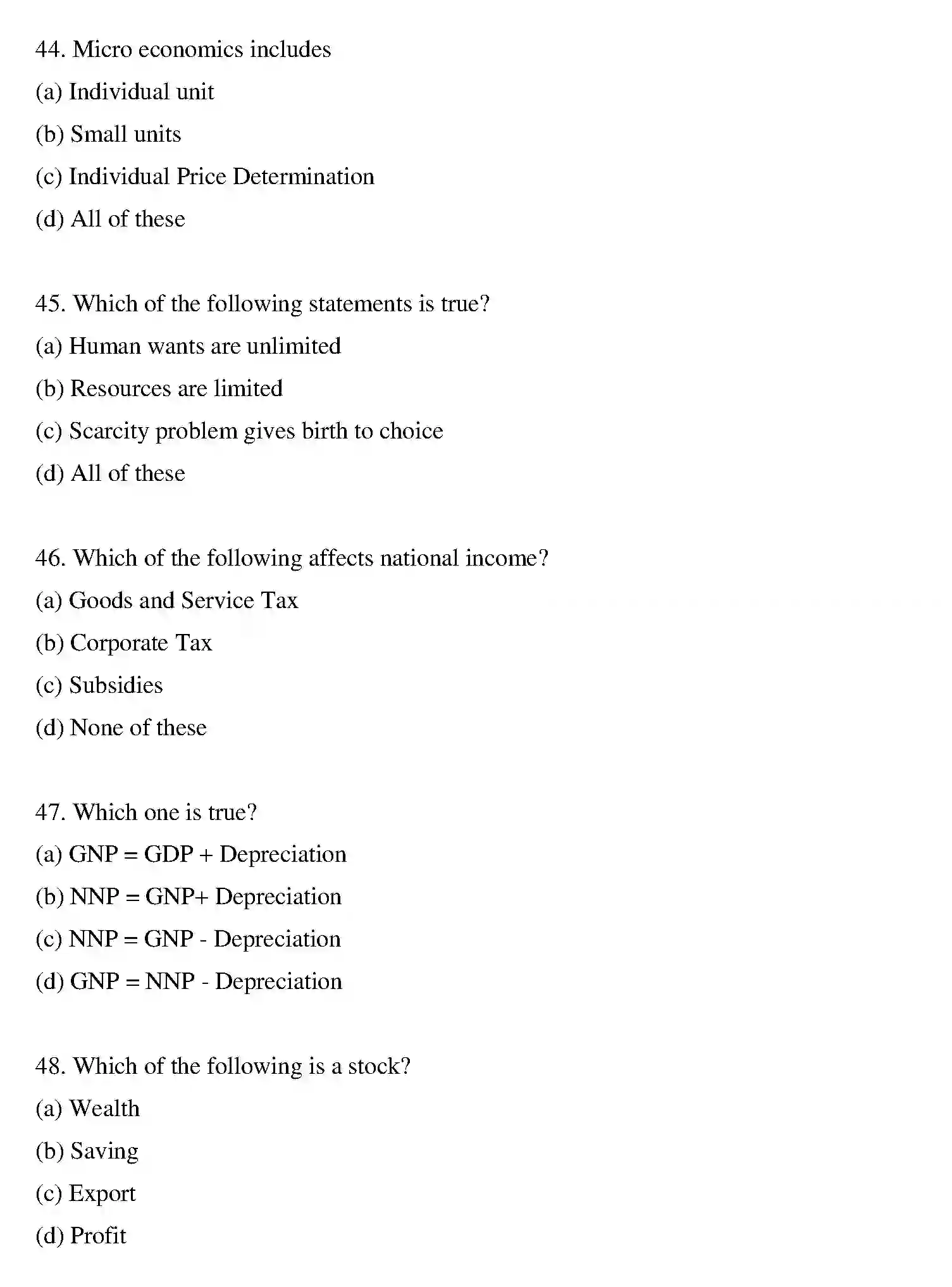 Bihar Board Class 2 2020 BUSINESS-ECONOMICS Question Bank - Page 28