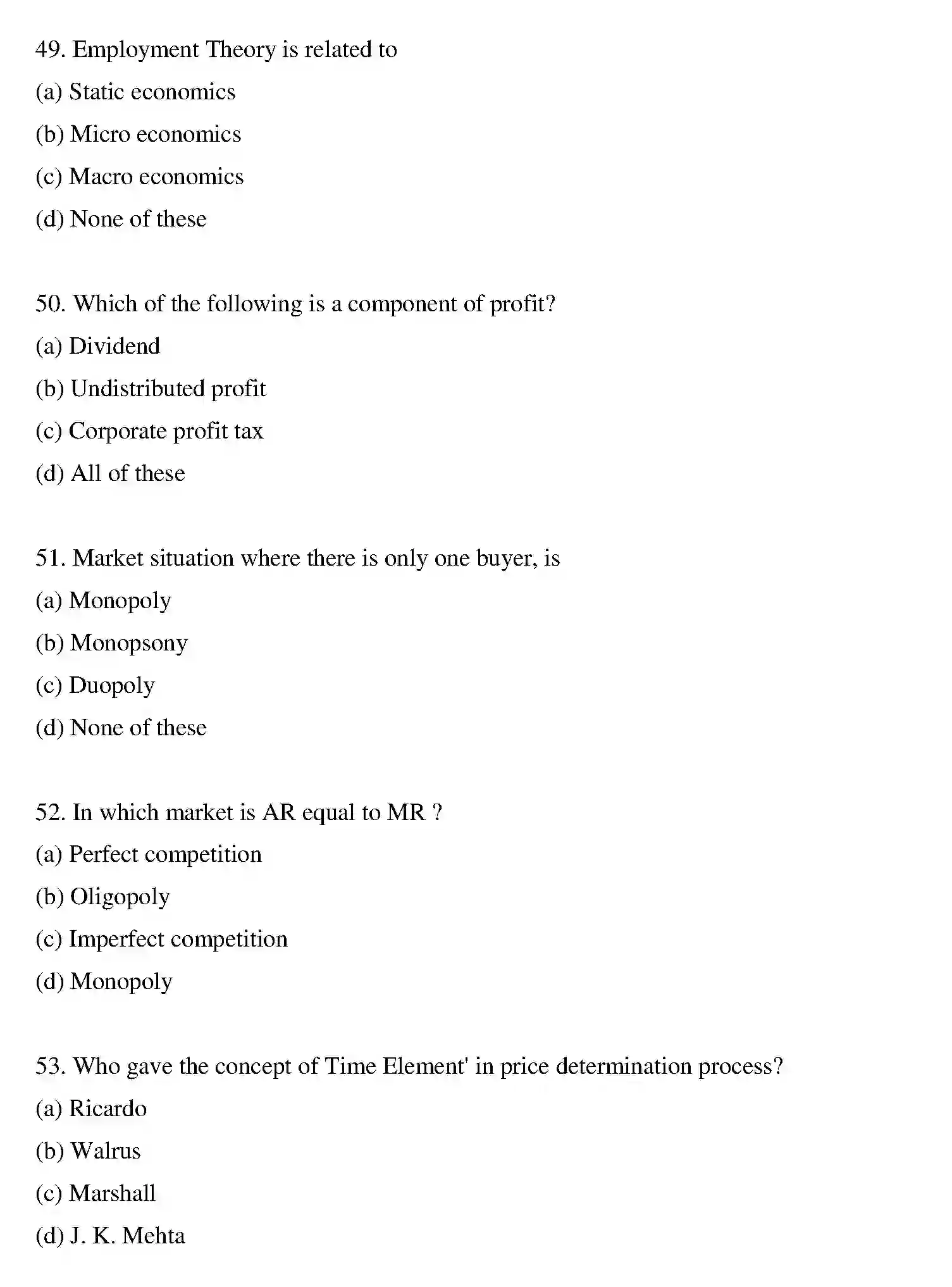 Bihar Board Class 2 2020 BUSINESS-ECONOMICS Question Bank - Page 29