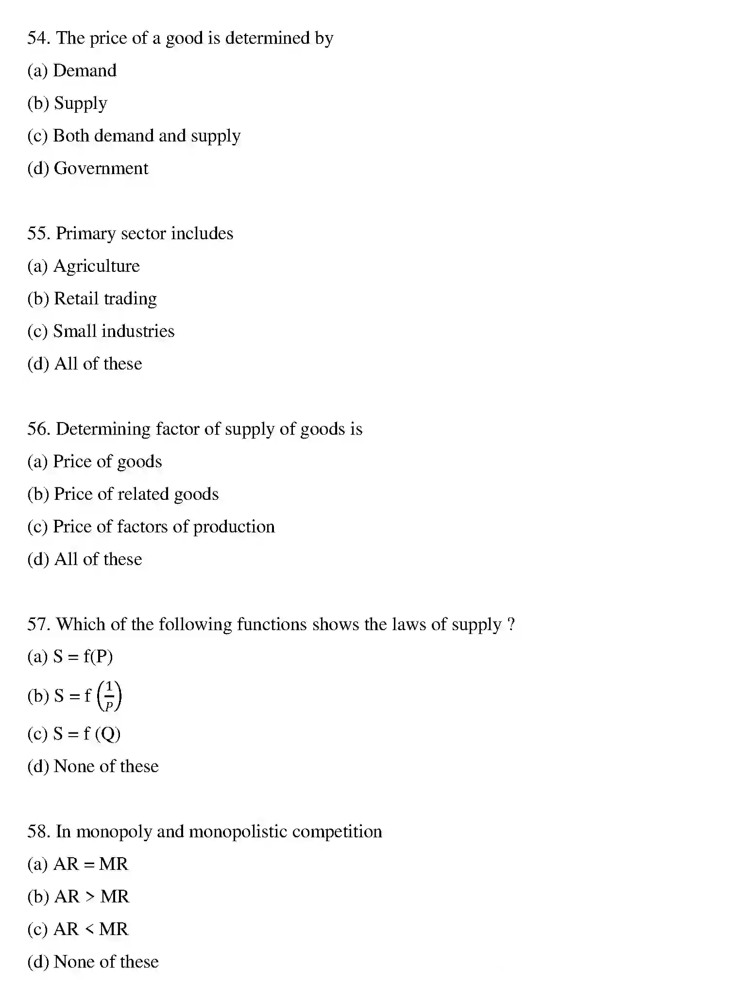 Bihar Board Class 2 2020 BUSINESS-ECONOMICS Question Bank - Page 30