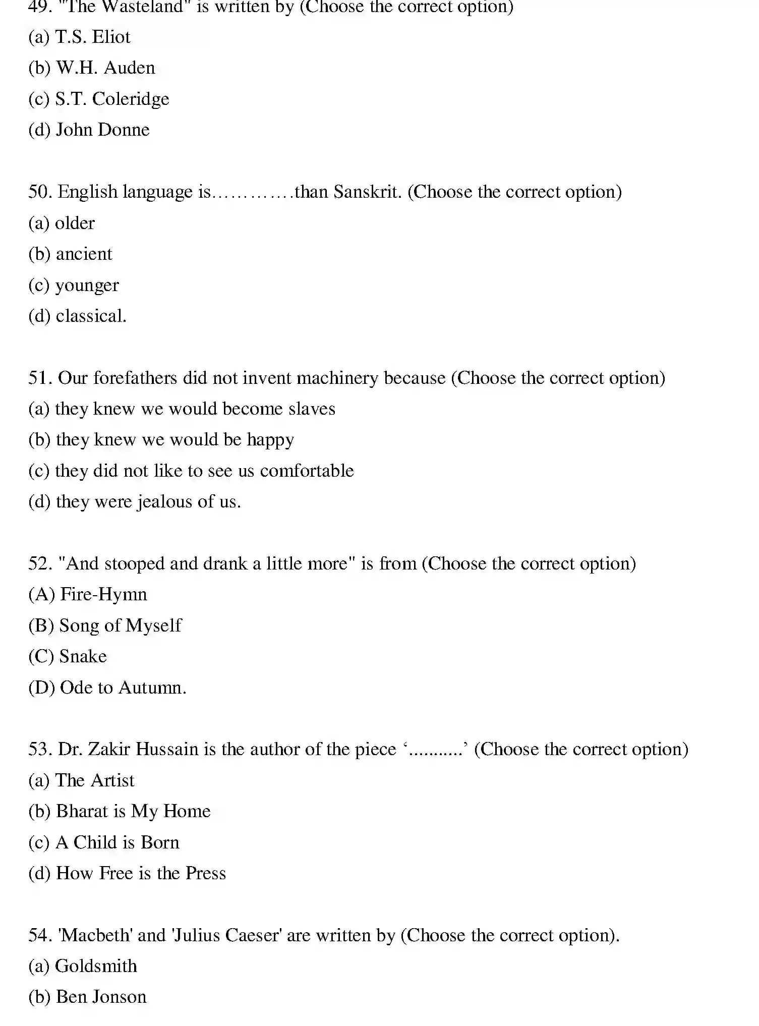 Bihar Board Class 2 2020 ENGLISH Question Bank - Page 10