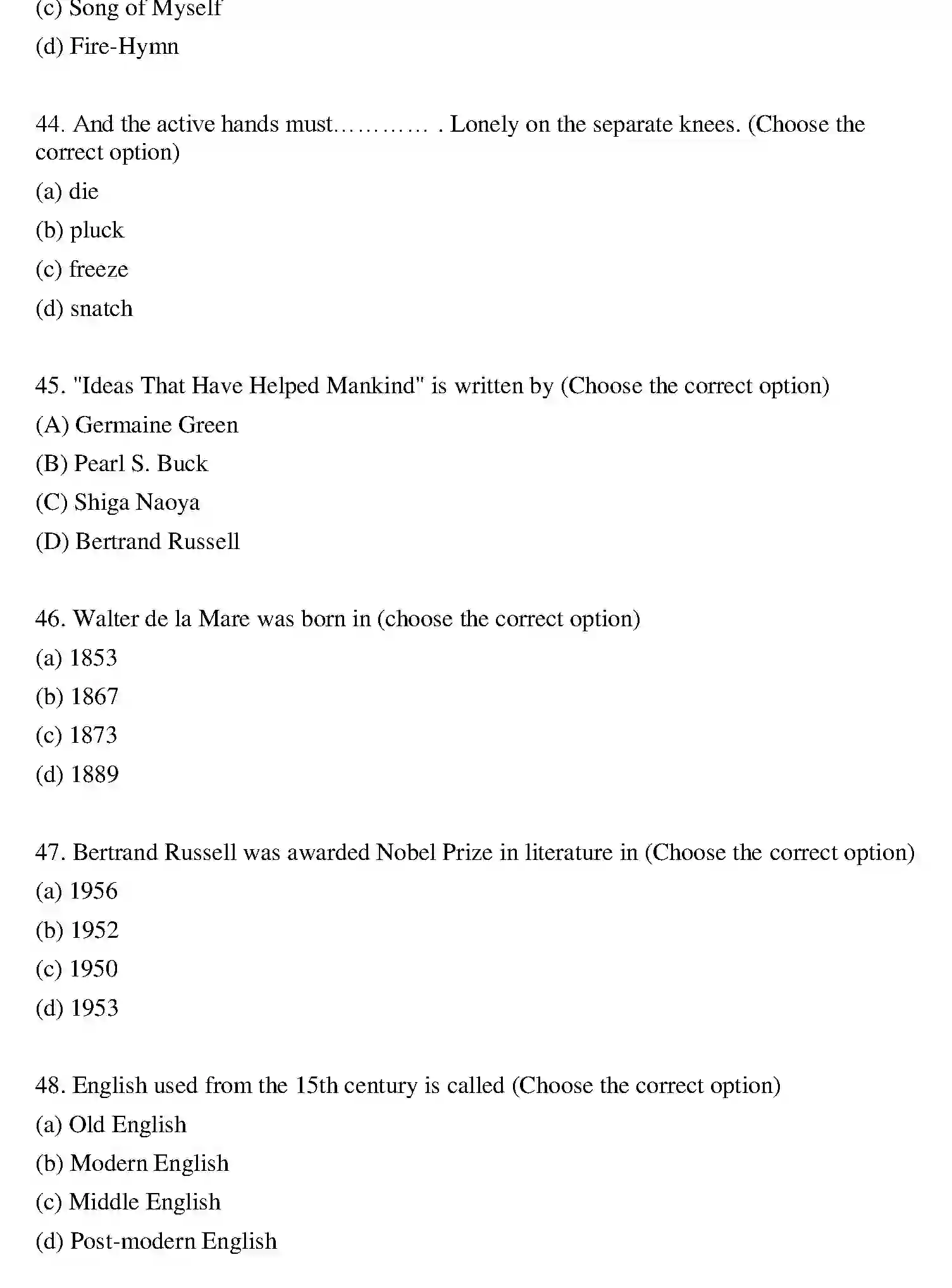 Bihar Board Class 2 2020 ENGLISH Question Bank - Page 9