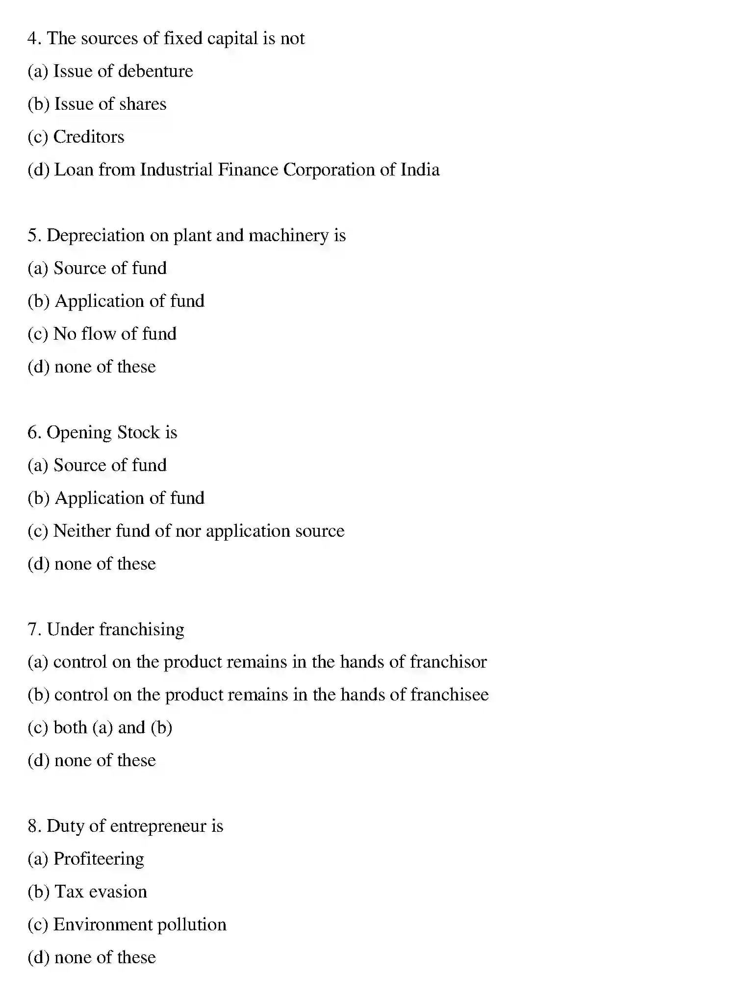 Bihar Board Class 2 2020 ENTREPRENEURSHIP Question Bank - Page 15