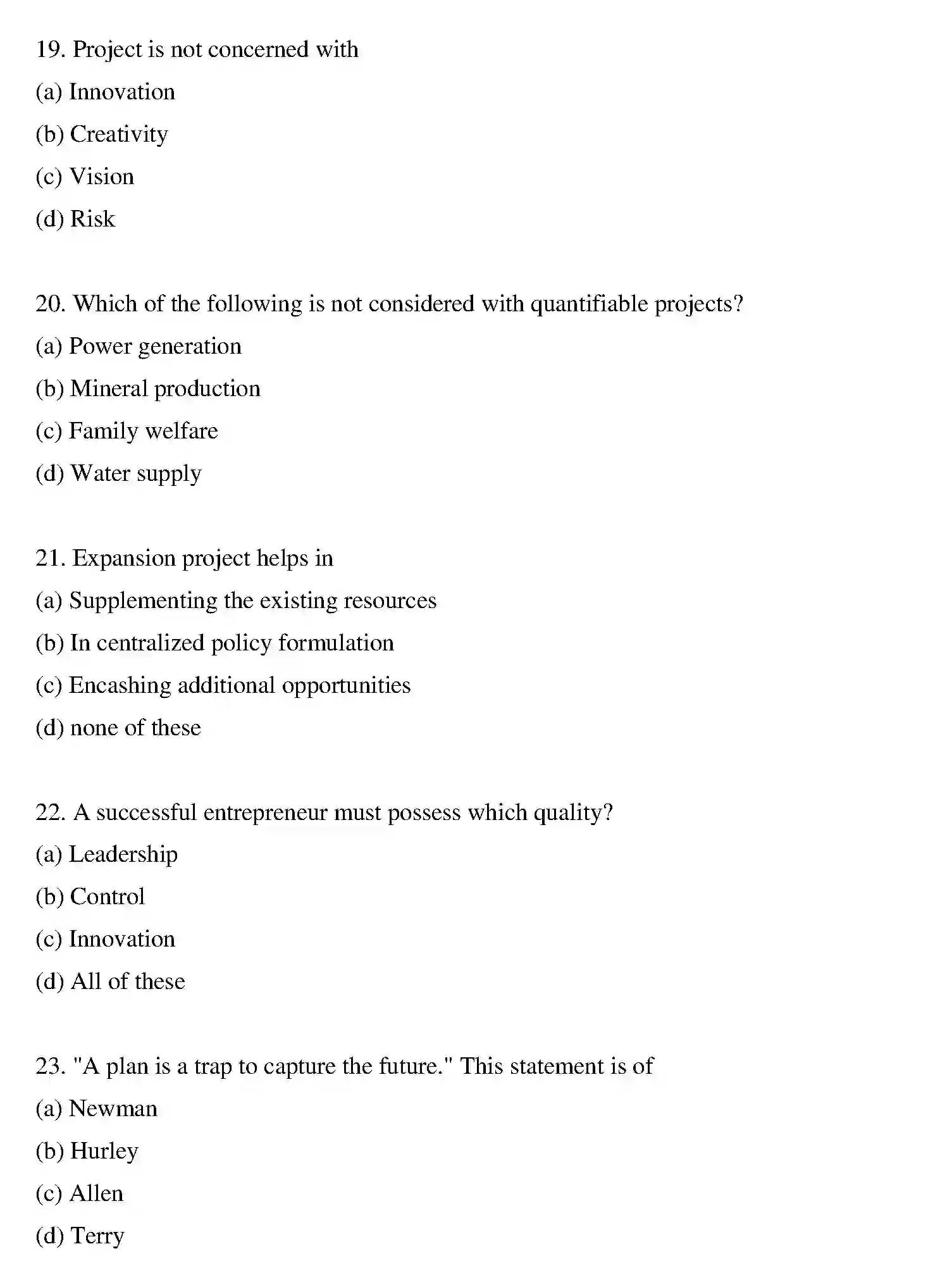 Bihar Board Class 2 2020 ENTREPRENEURSHIP Question Bank - Page 18